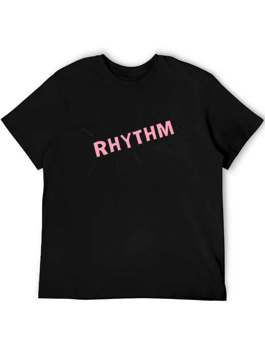 Rhythm Black Graphic Tee - Stylish and Comfortable