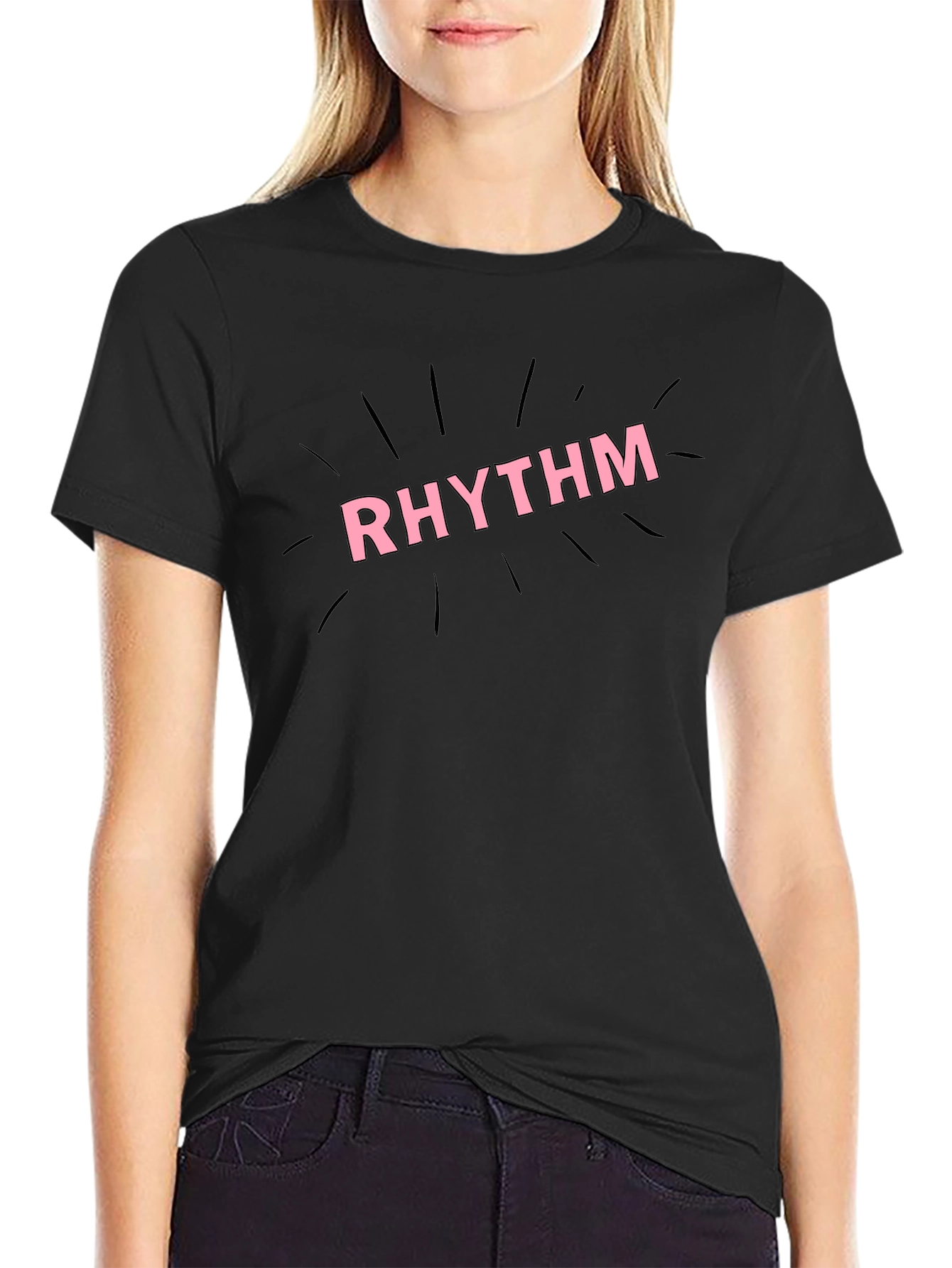 Rhythm Black Graphic Tee - Stylish and Comfortable