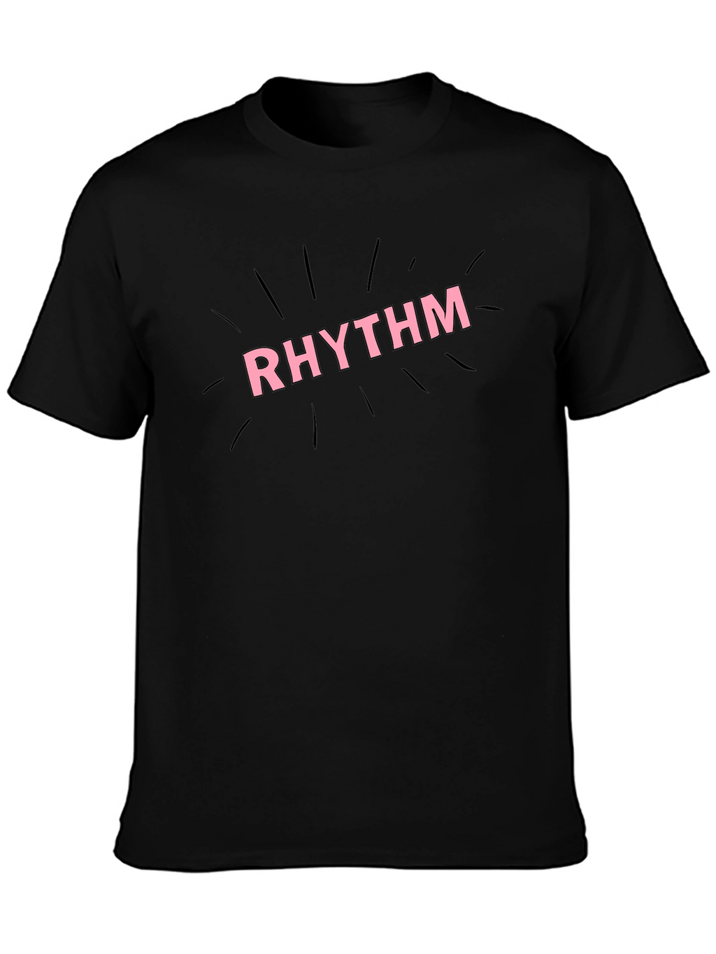 Rhythm Black Graphic Tee - Stylish and Comfortable