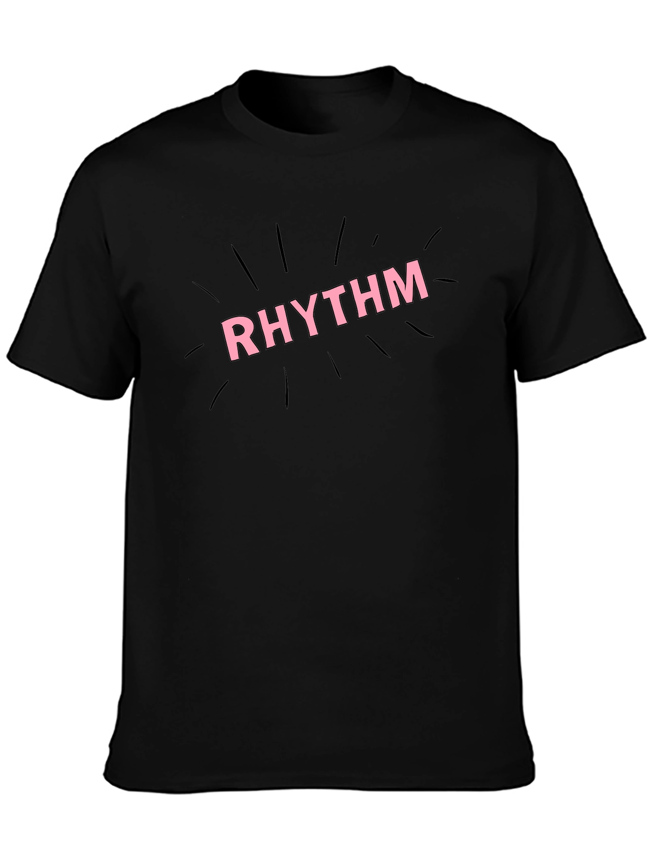 Rhythm Black Graphic Tee - Stylish and Comfortable