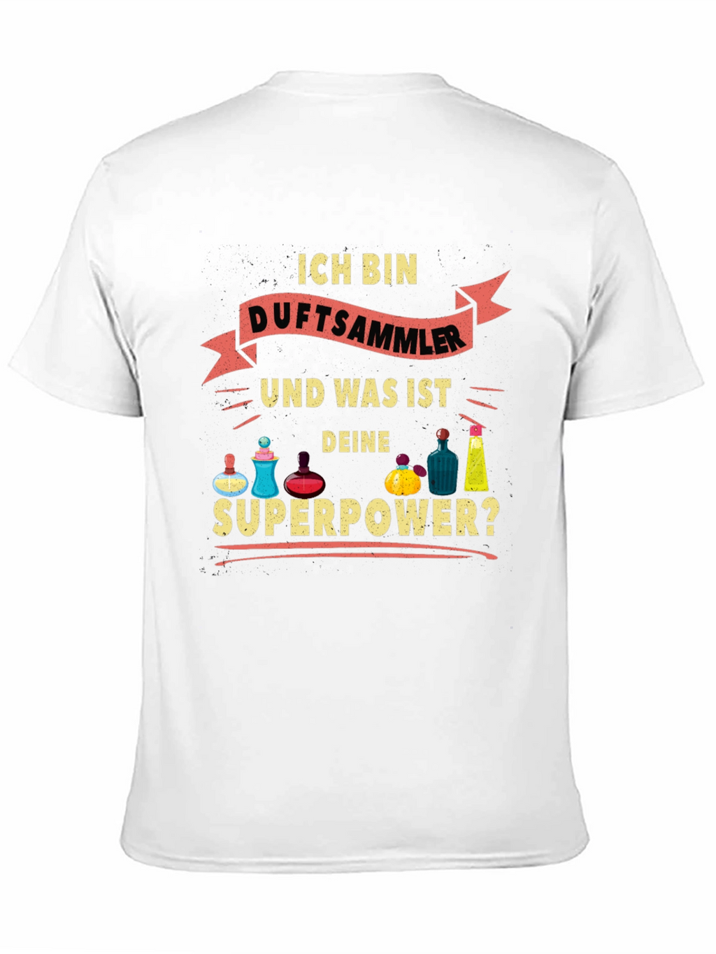 Ich Bin Duftsammler Superpower Black T-Shirt