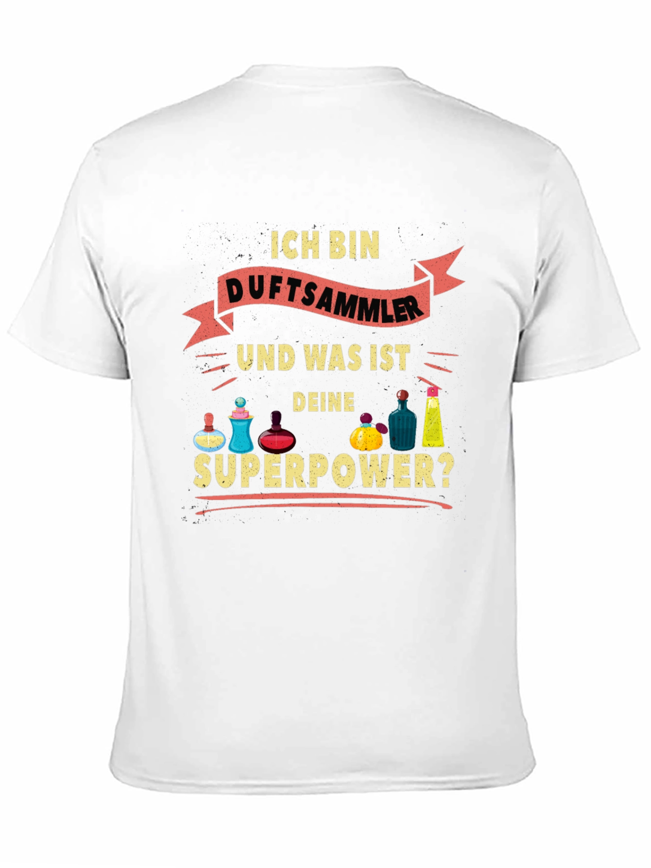 Ich Bin Duftsammler Superpower Black T-Shirt