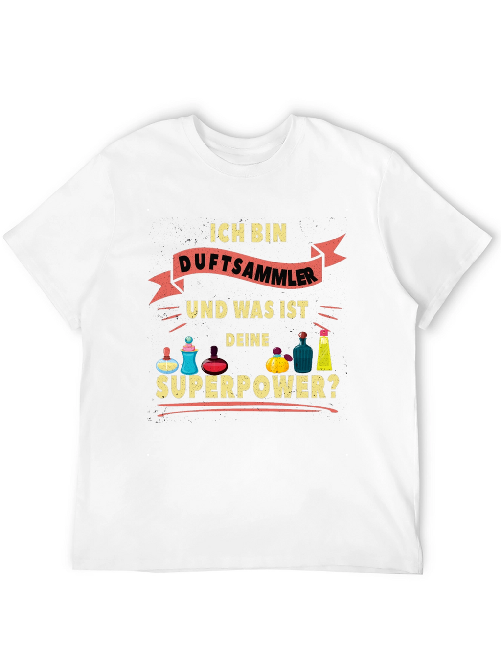 Ich Bin Duftsammler Superpower Black T-Shirt