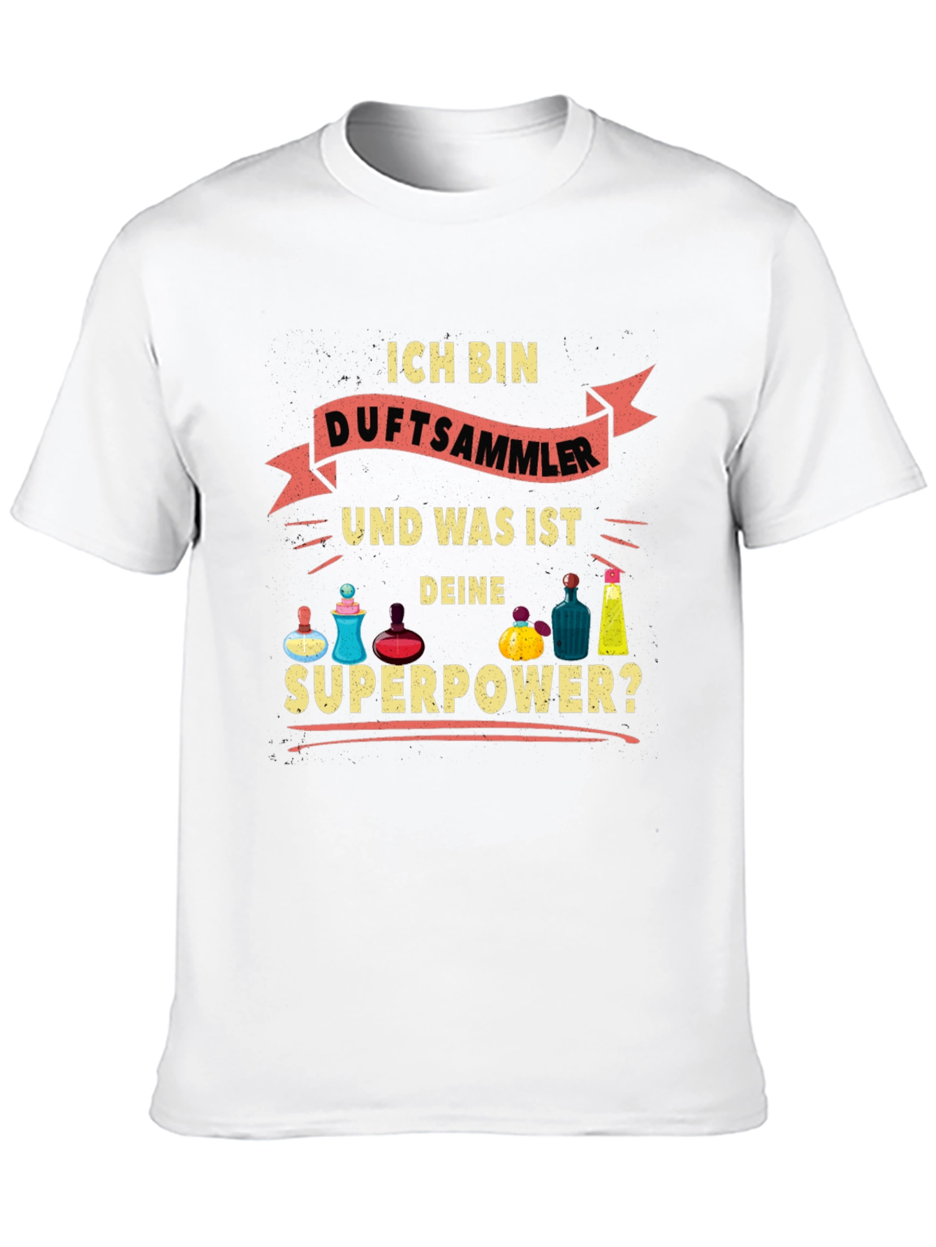 Ich Bin Duftsammler Superpower Black T-Shirt