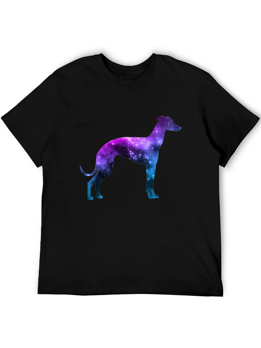 Galaxy Greyhound Graphic Tee - Stylish Unisex T-Shirt