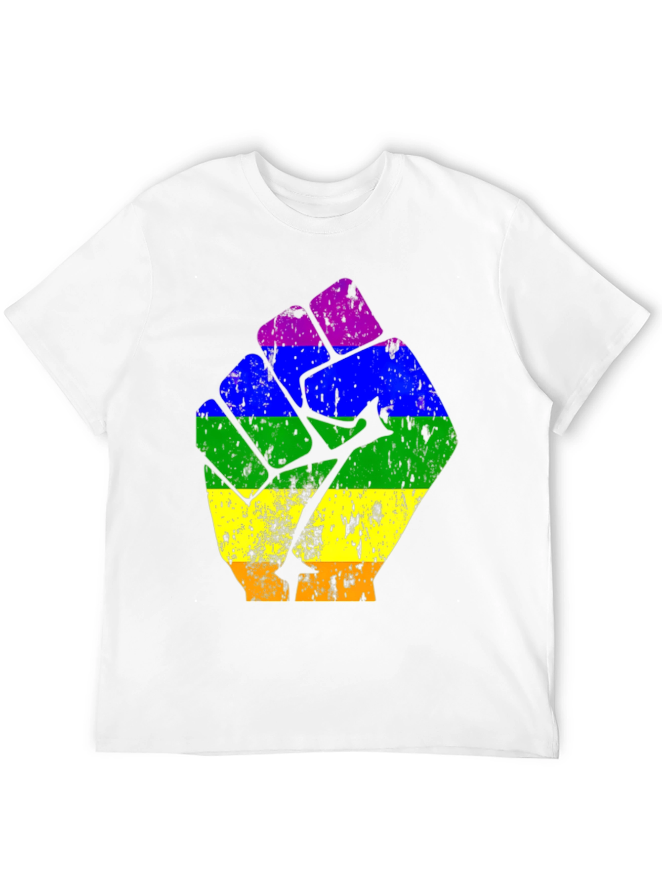 Rainbow Fist Graphic Tee - Pride T-Shirt