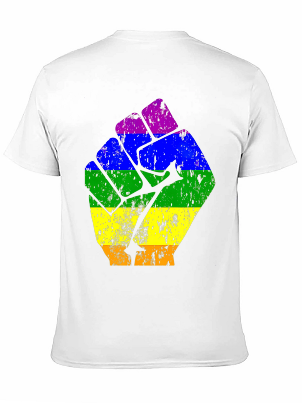 Rainbow Fist Graphic Tee - Pride T-Shirt