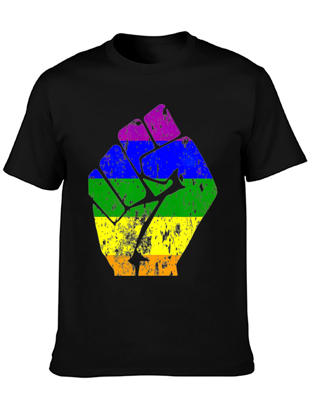 Rainbow Fist Graphic Tee - Pride T-Shirt