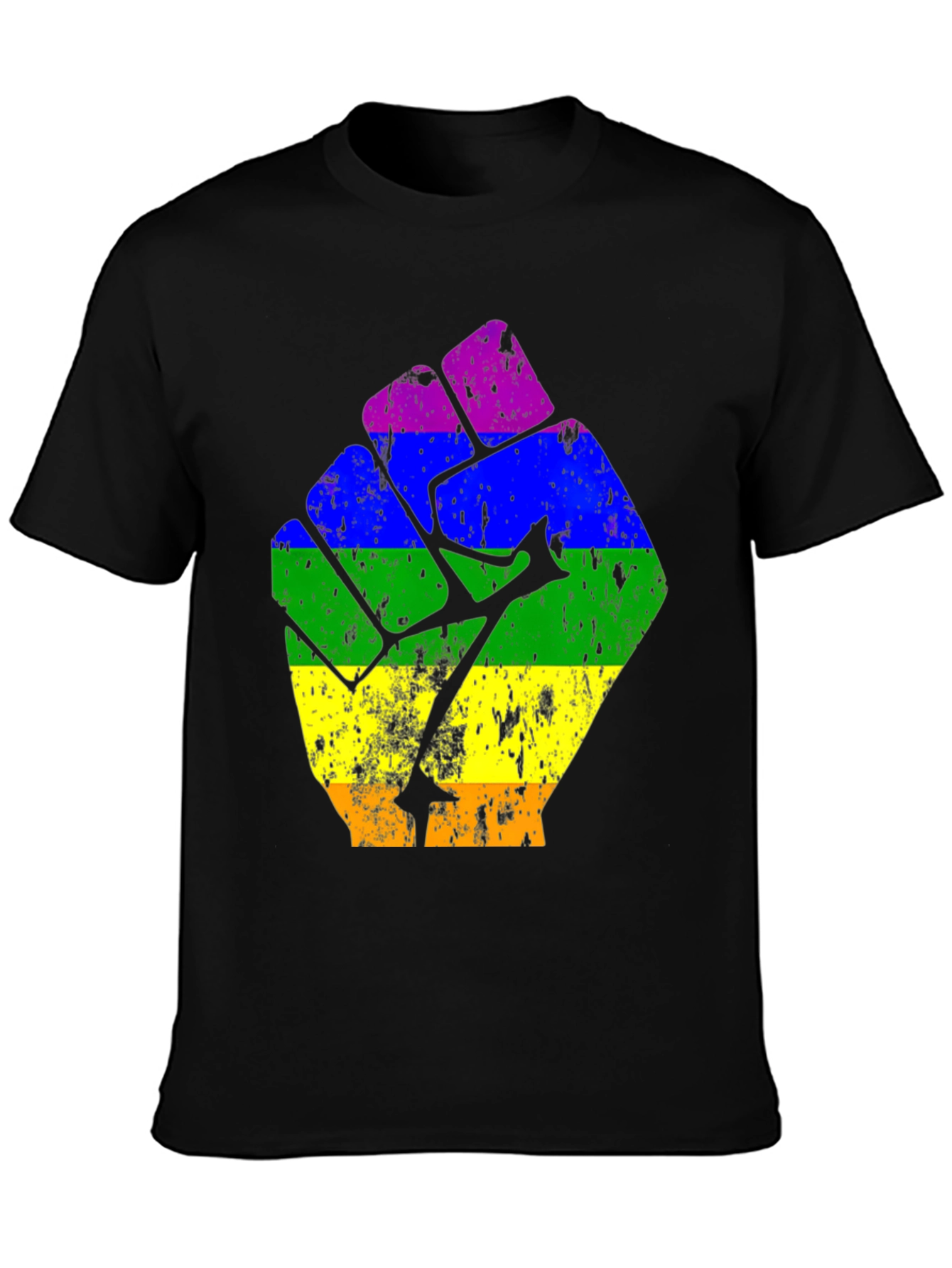 Rainbow Fist Graphic Tee - Pride T-Shirt