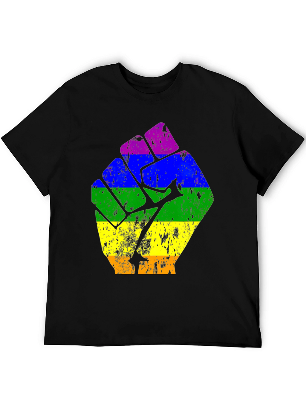 Rainbow Fist Graphic Tee - Pride T-Shirt
