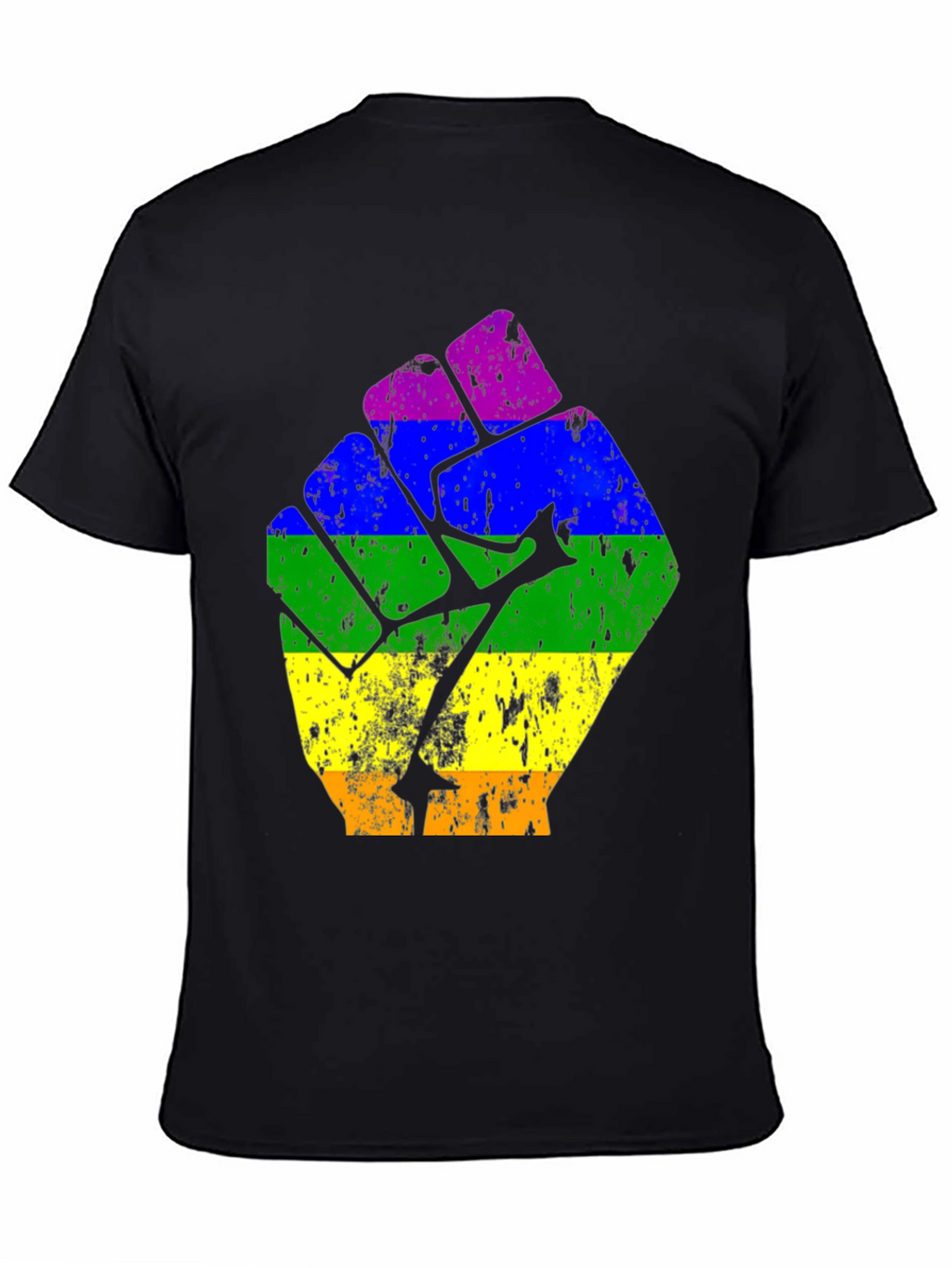 Rainbow Fist Graphic Tee - Pride T-Shirt