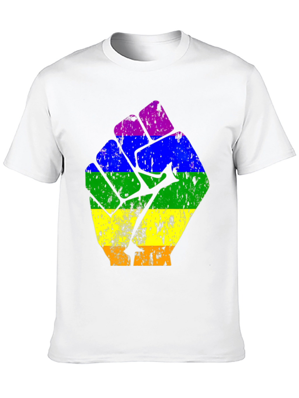 Rainbow Fist Graphic Tee - Pride T-Shirt