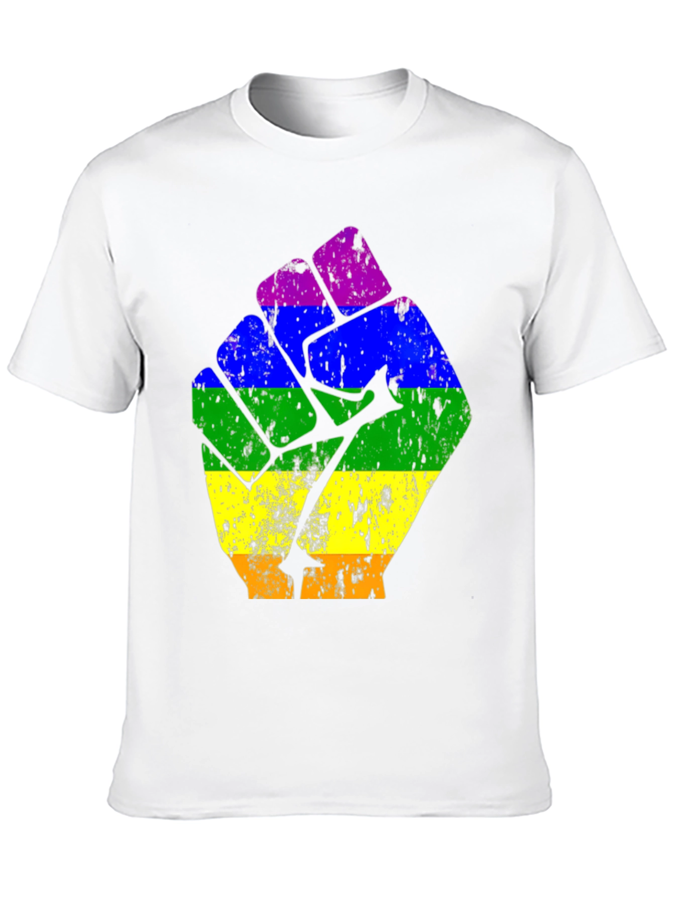 Rainbow Fist Graphic Tee - Pride T-Shirt