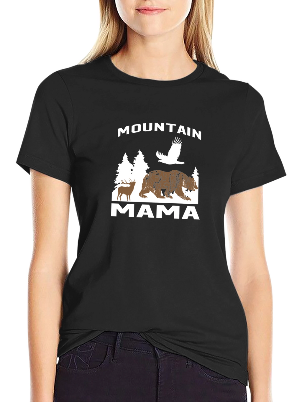 Mountain Mama Graphic T-Shirt - Nature Lovers Tee