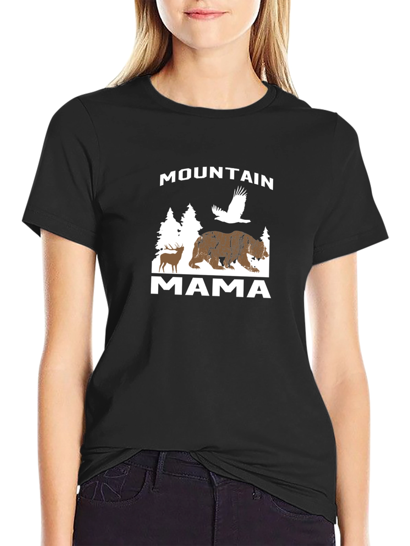 Mountain Mama Graphic T-Shirt - Nature Lovers Tee