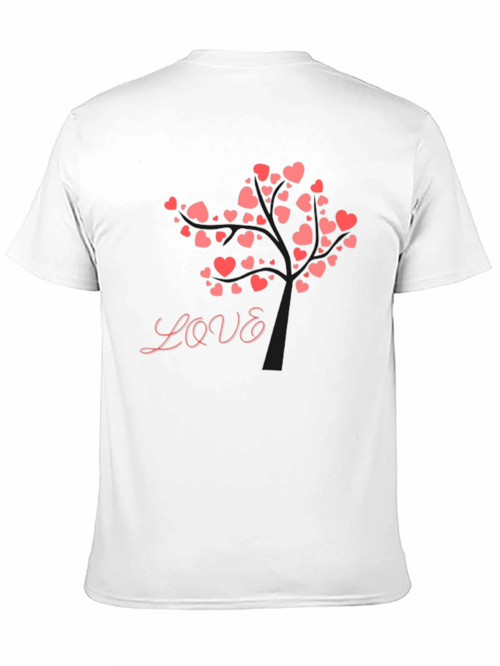 Love Tree Graphic Tee - Black Cotton Blend Shirt
