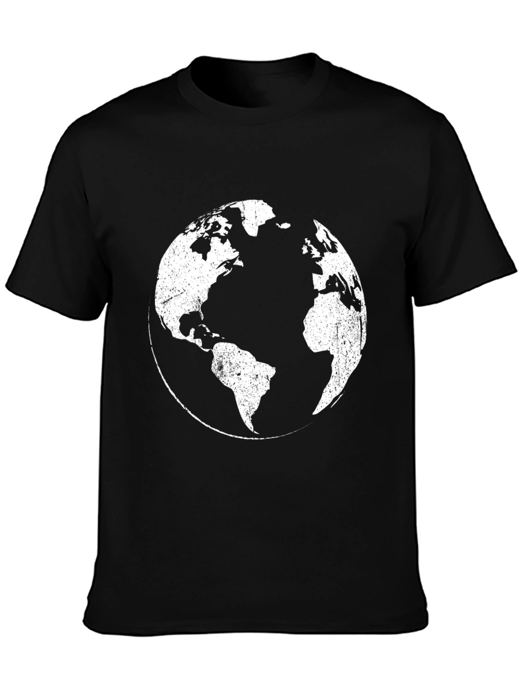 Distressed Earth Graphic T-Shirt