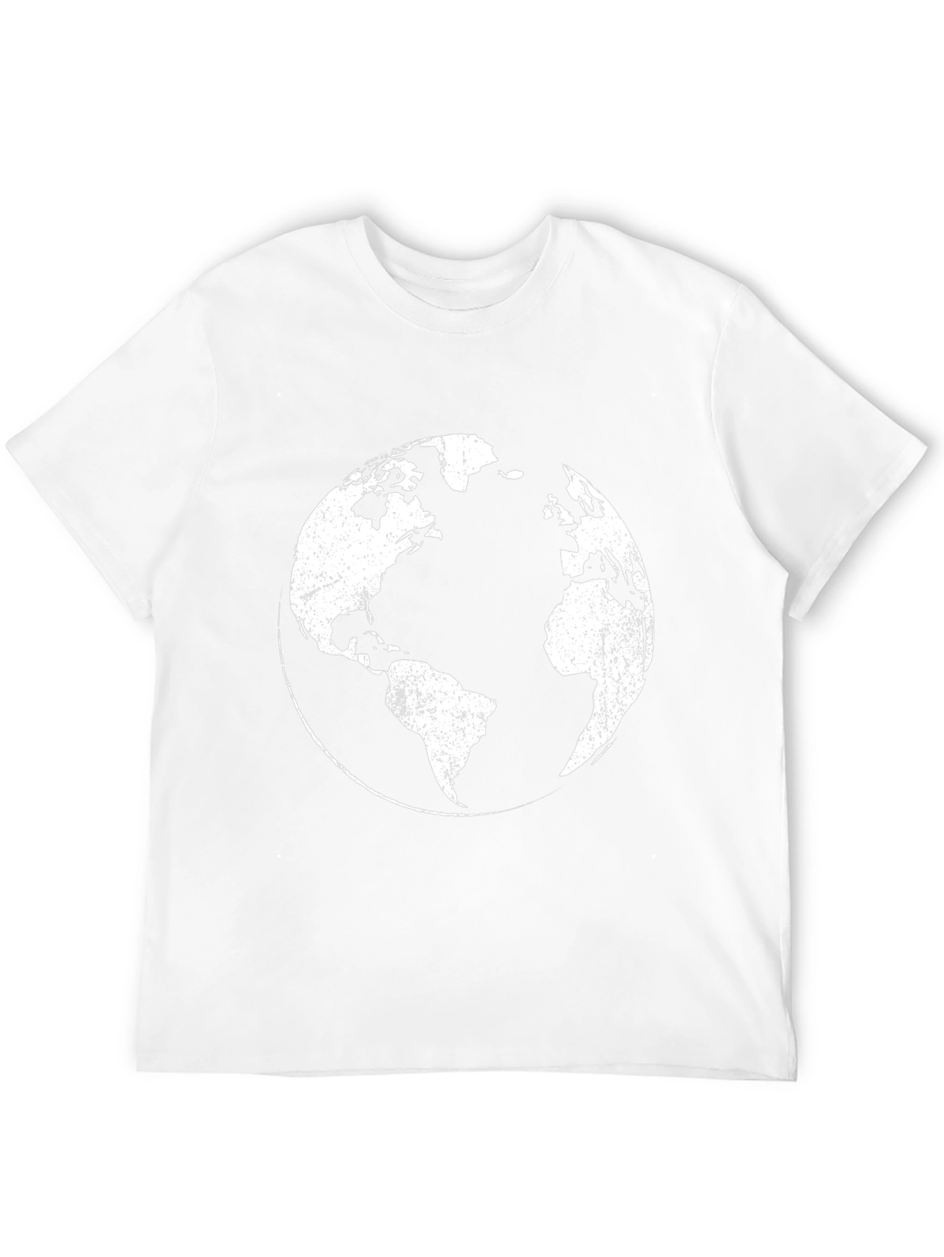 Distressed Earth Graphic T-Shirt