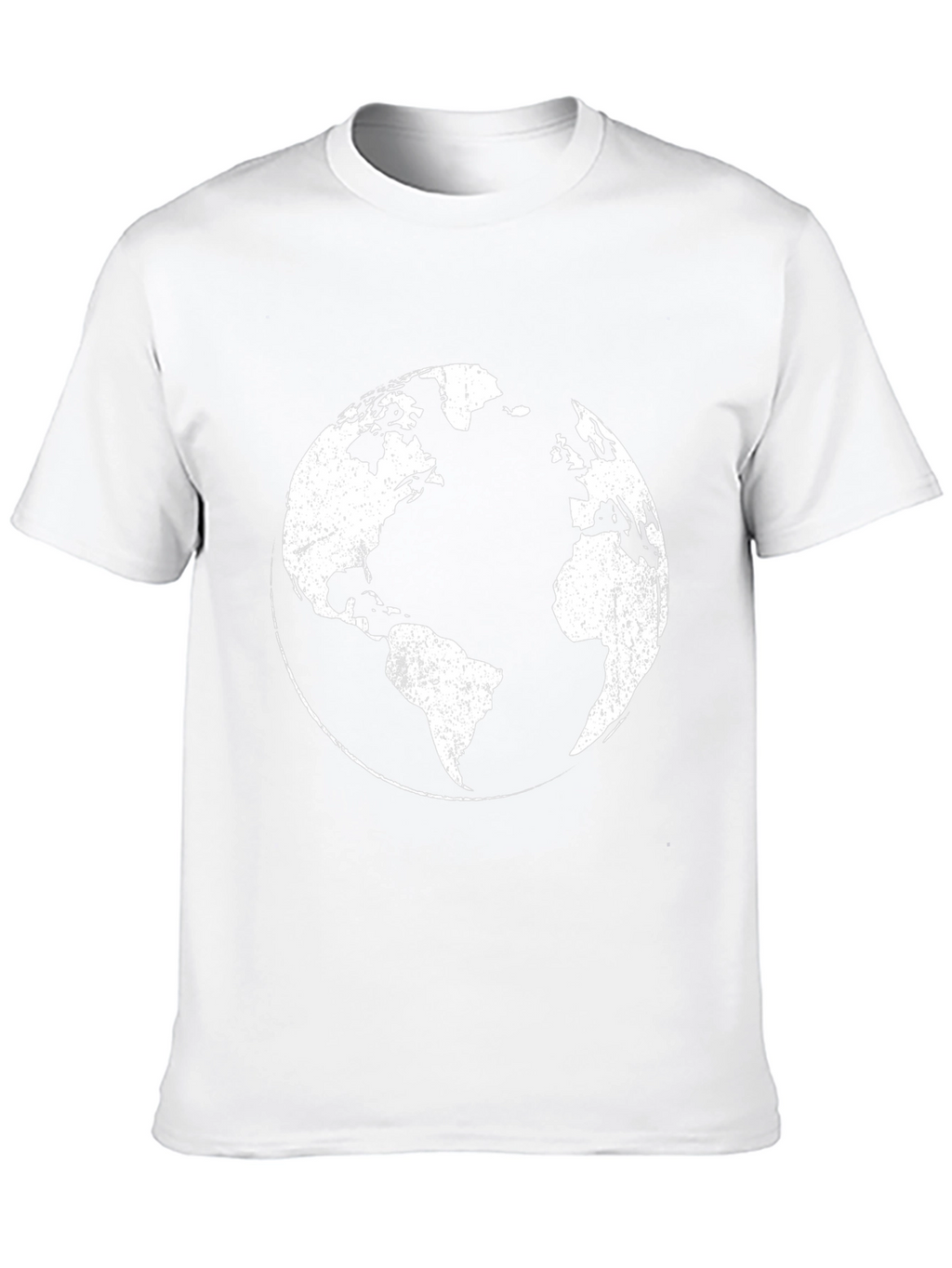 Distressed Earth Graphic T-Shirt