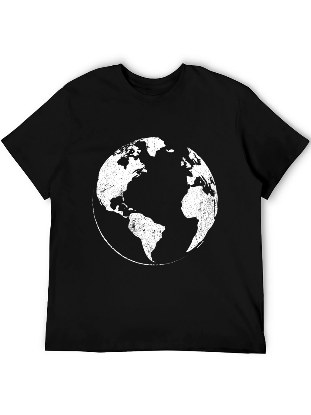 Distressed Earth Graphic T-Shirt
