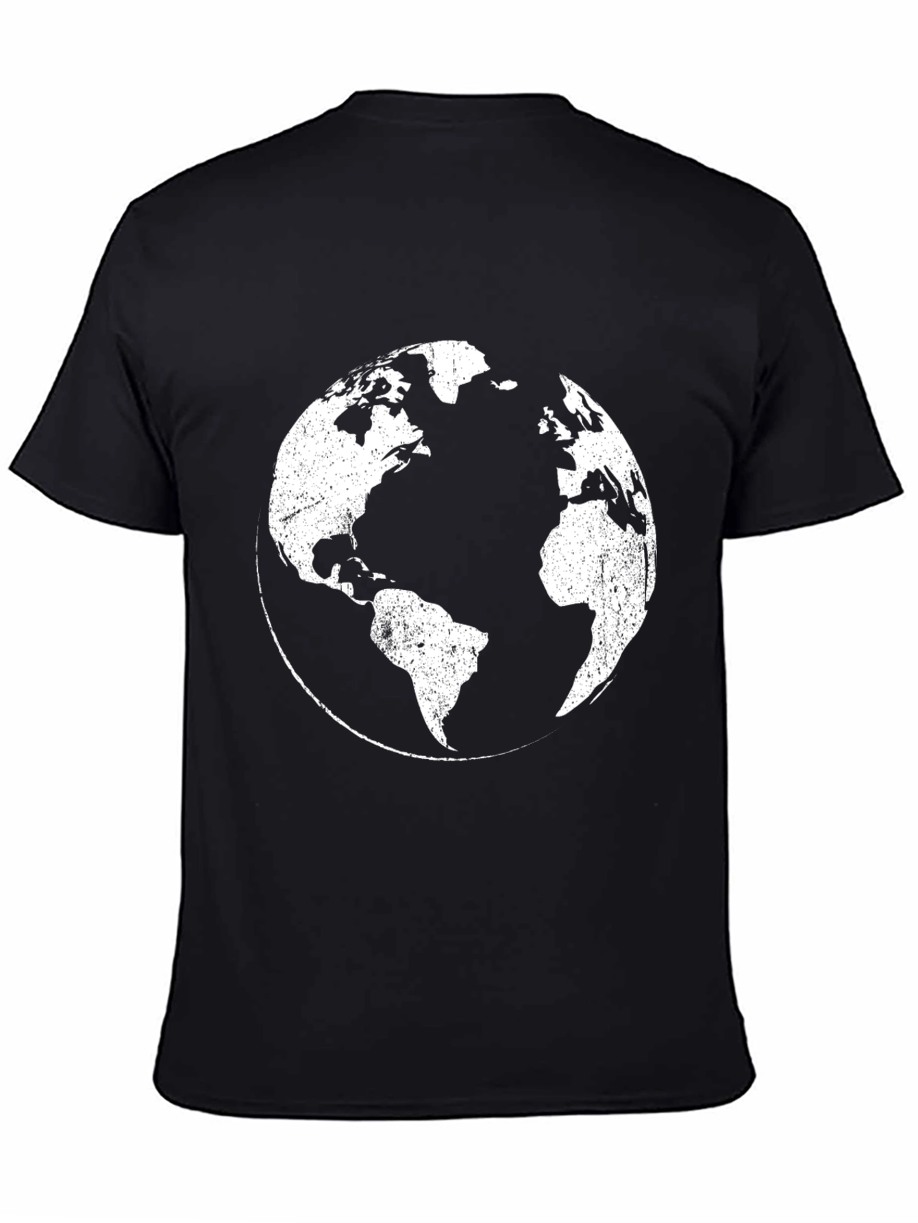 Distressed Earth Graphic T-Shirt