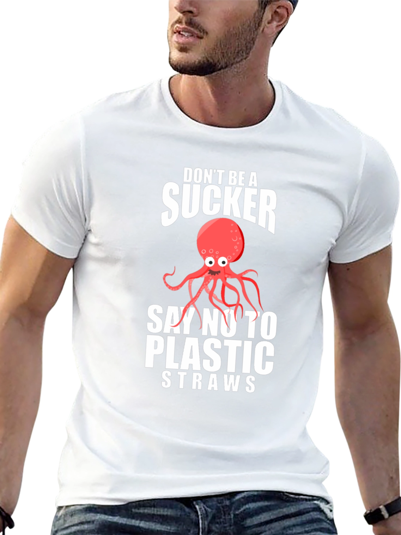 Dont Be A Sucker Octopus Graphic T-Shirt