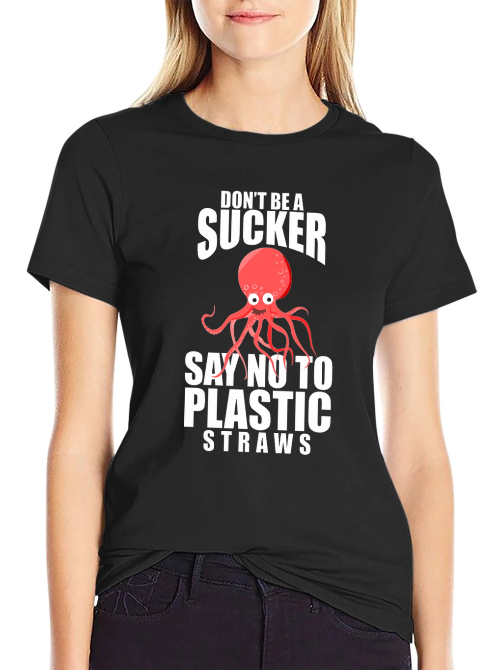 Dont Be A Sucker Octopus Graphic T-Shirt