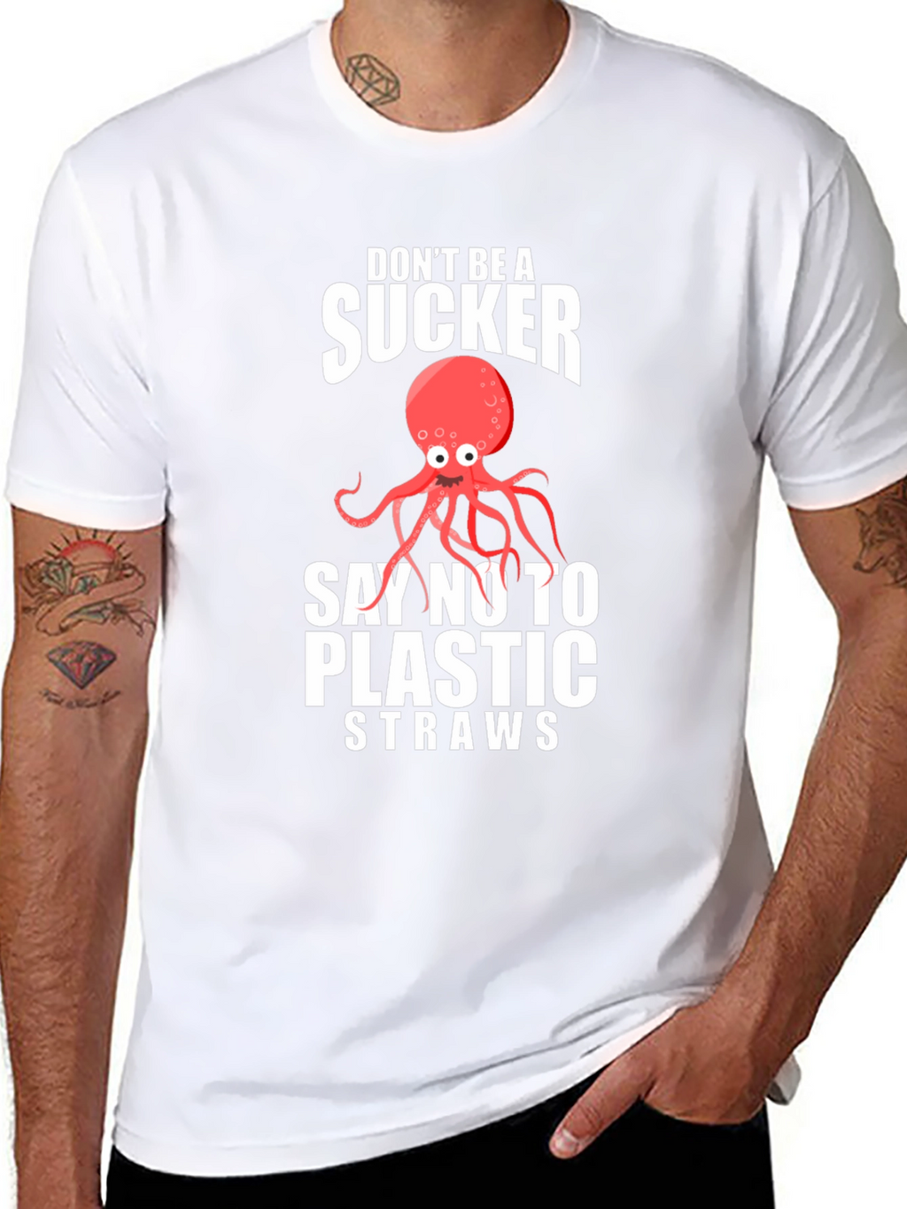 Dont Be A Sucker Octopus Graphic T-Shirt