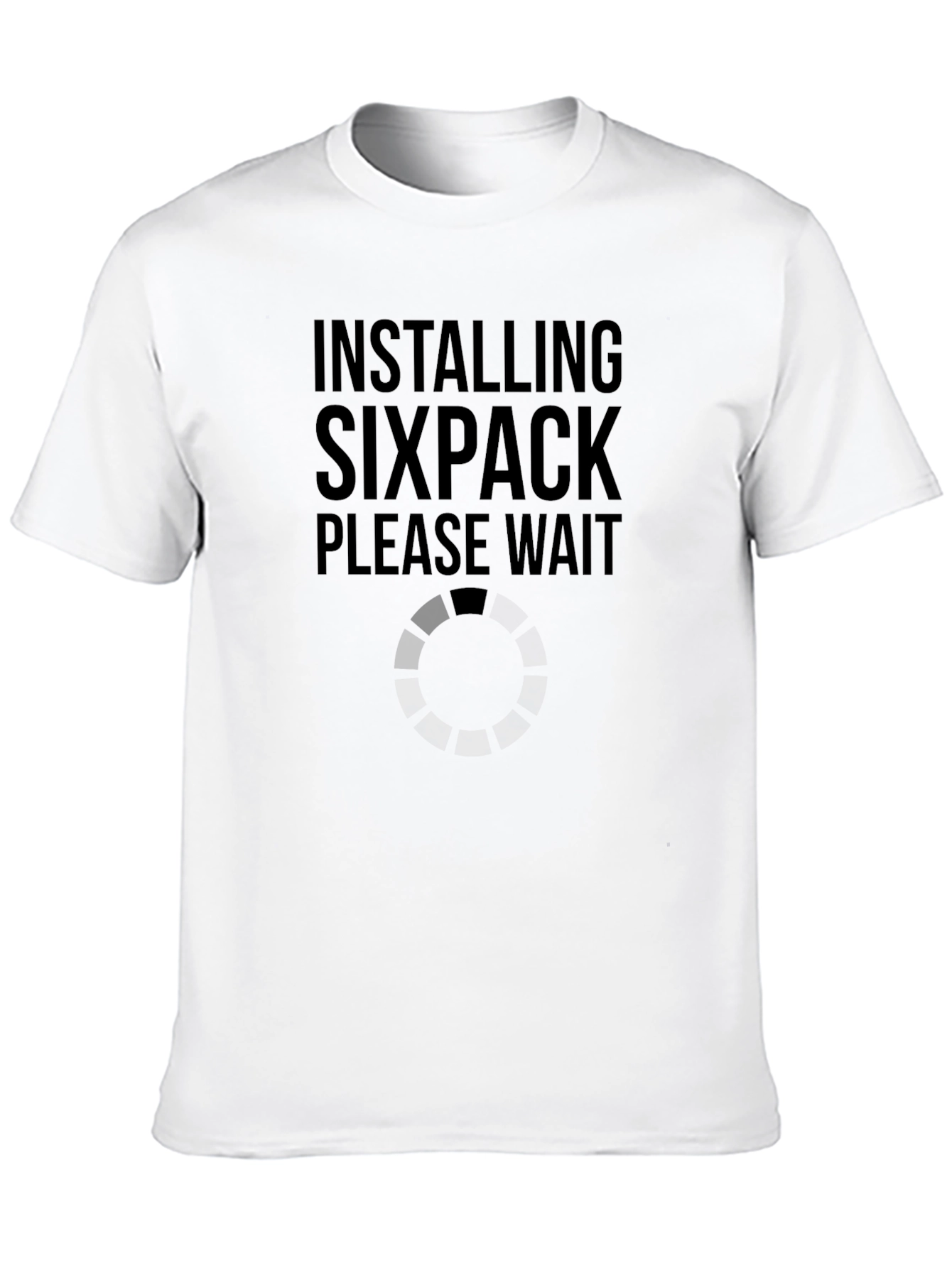 Installing Sixpack Funny Workout T-Shirt