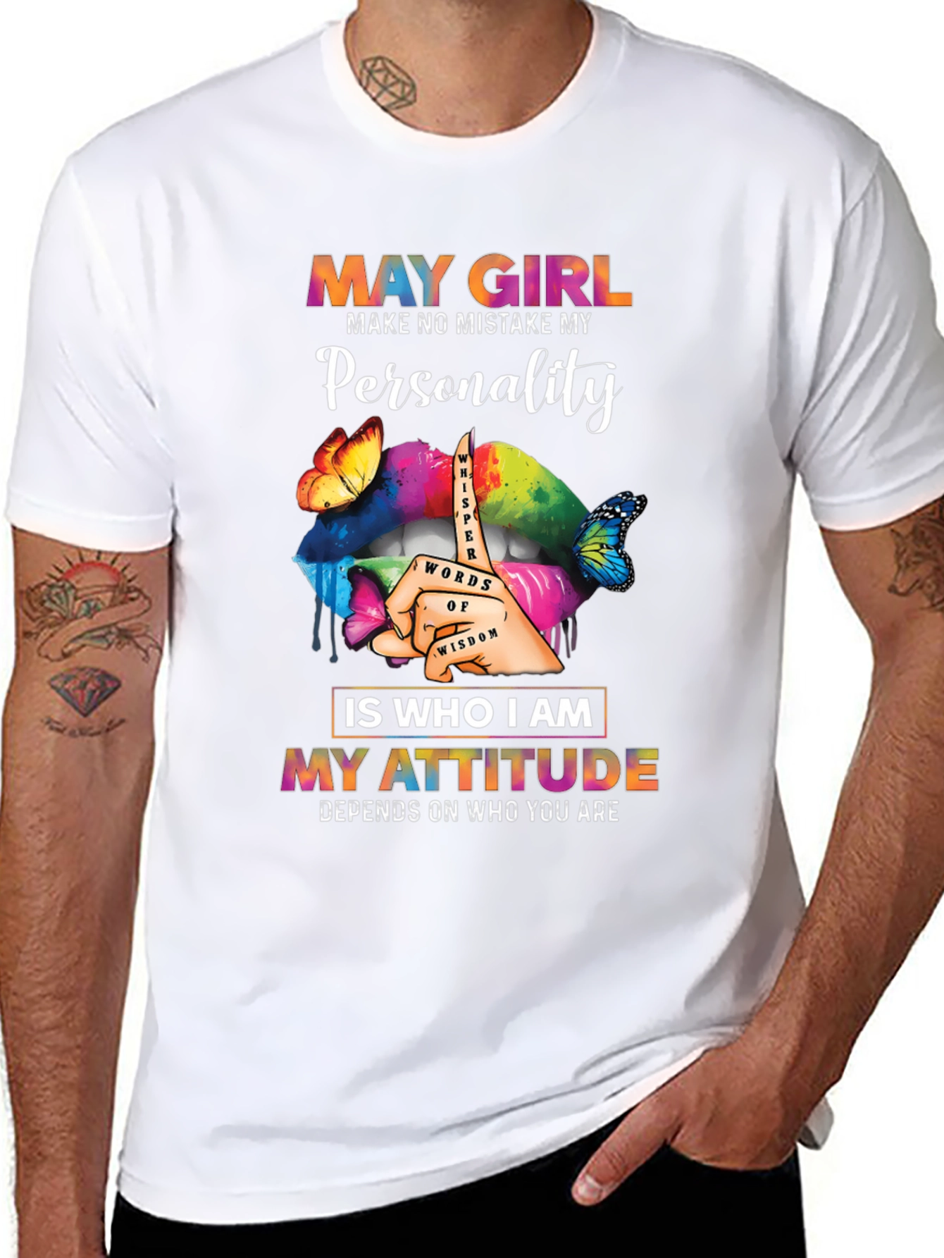 May Girl Personality Attitude Graphic Tee