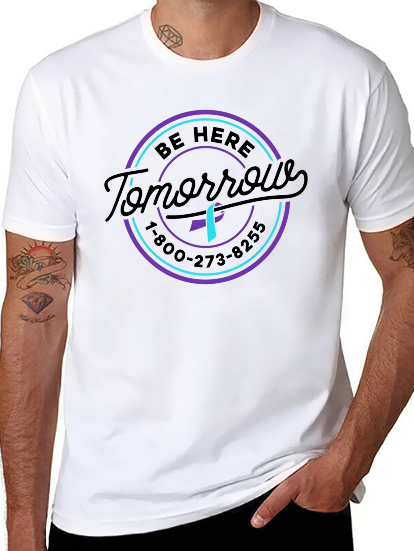 Be Here Tomorrow Suicide Prevention Awareness T-Shirt
