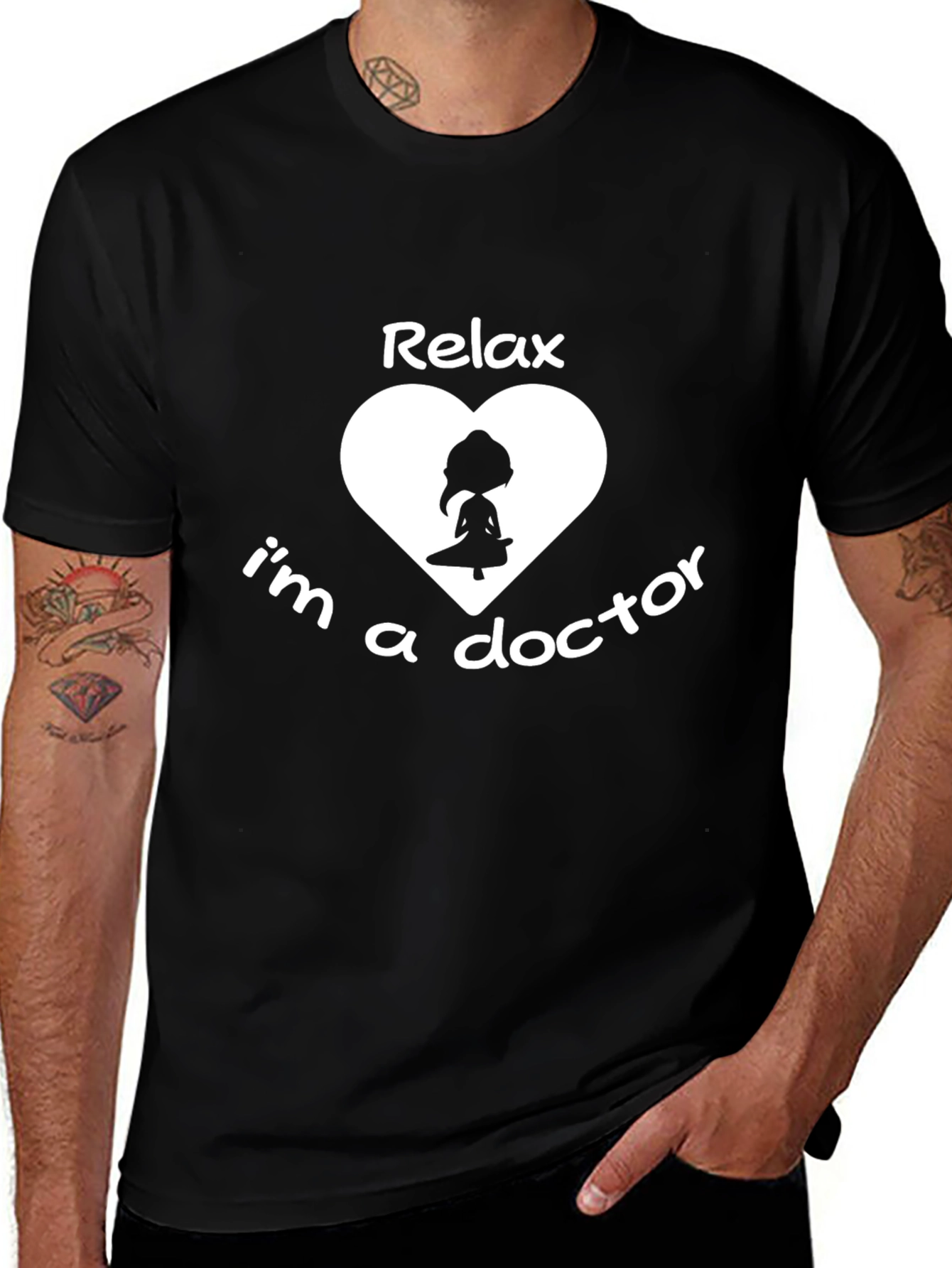 Relax Im a Doctor T-Shirt | Novelty Medical Apparel
