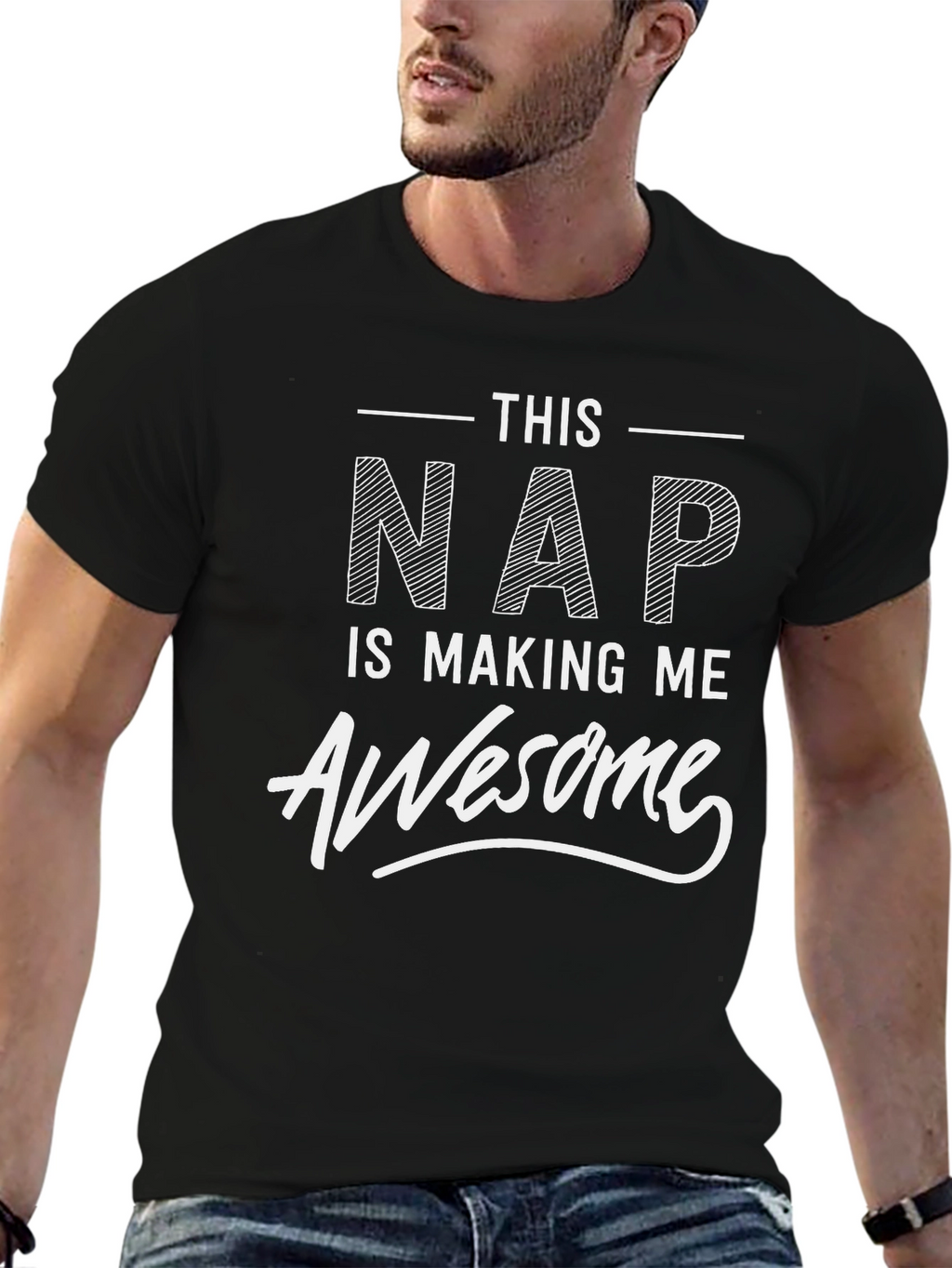 Funny This Nap Is Making Me Awesome Graphic T-Shirt