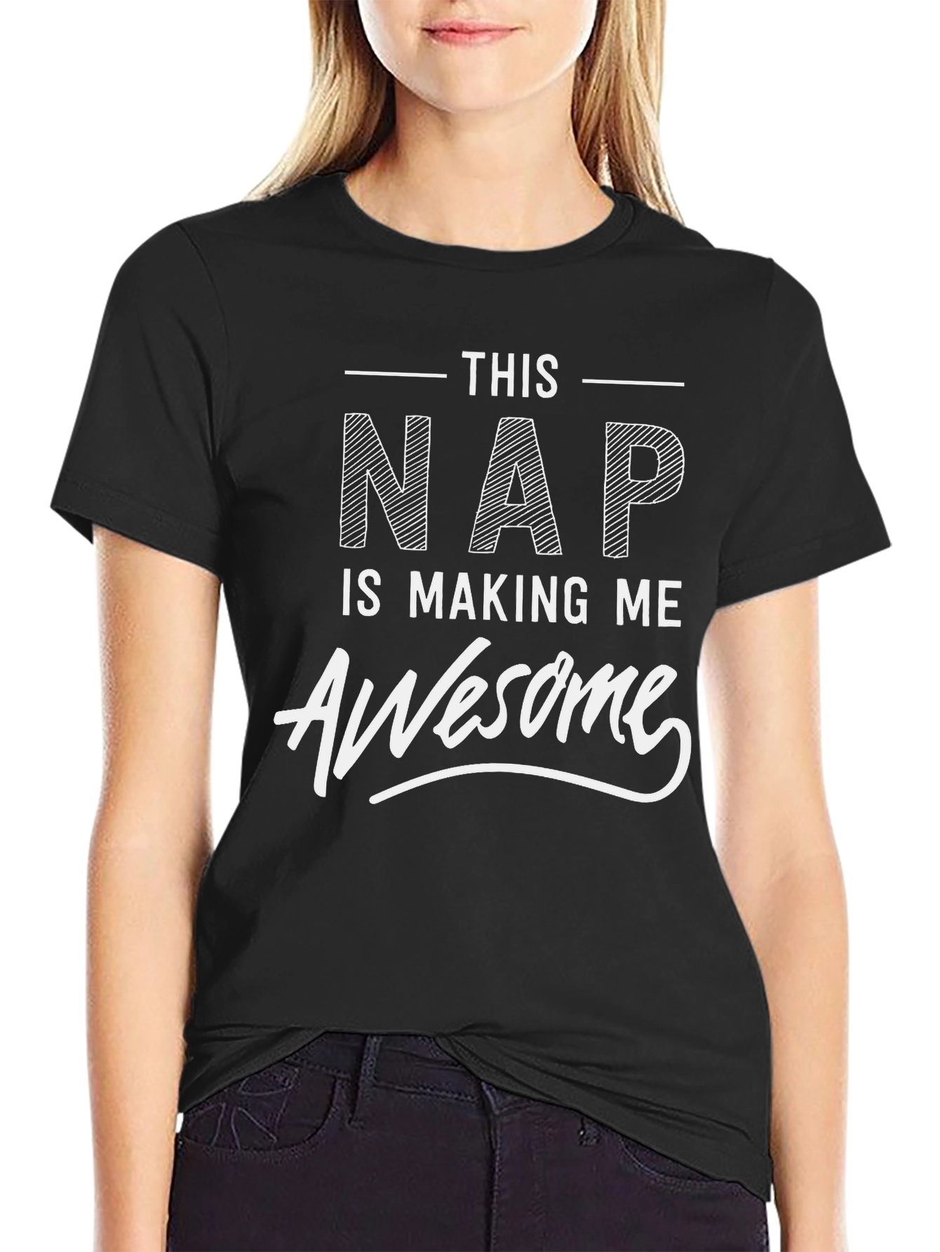 Funny This Nap Is Making Me Awesome Graphic T-Shirt