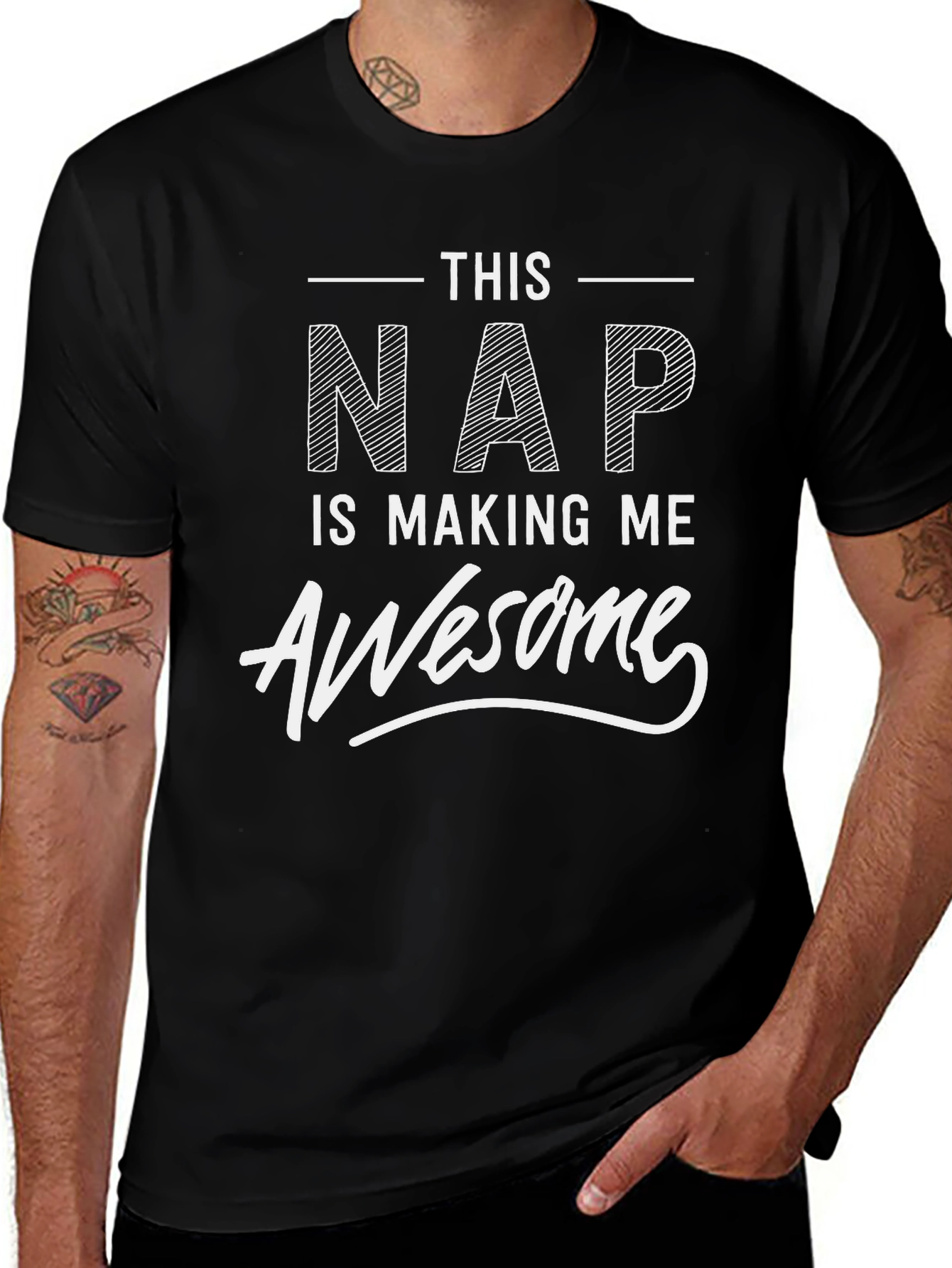 Funny This Nap Is Making Me Awesome Graphic T-Shirt