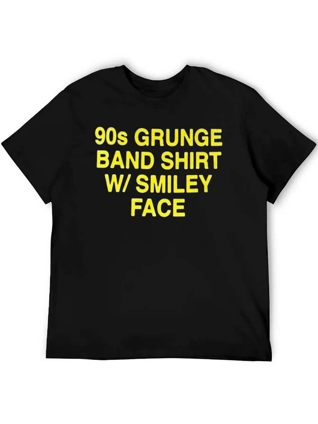 90s Grunge Band Shirt W Face Essential Cotton Tee For Daily Outfits – Unisex Style