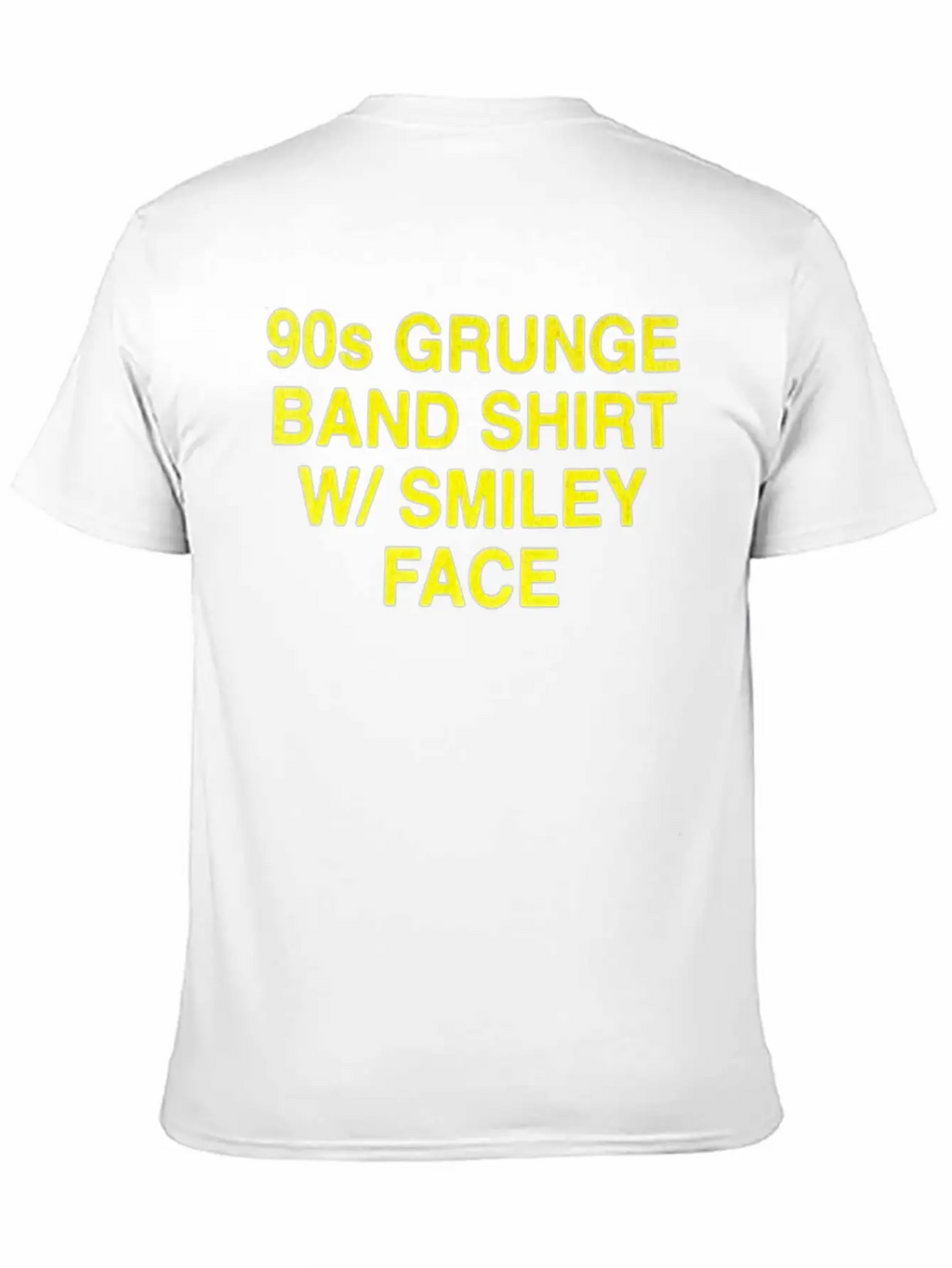 90s Grunge Band Shirt W Face Essential Cotton Tee For Daily Outfits – Unisex Style