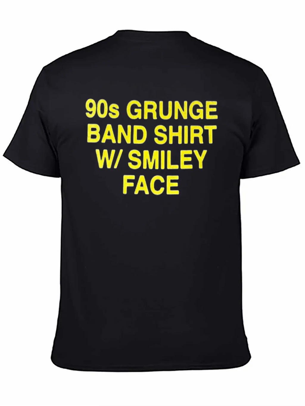 90s Grunge Band Shirt W Face Essential Cotton Tee For Daily Outfits – Unisex Style