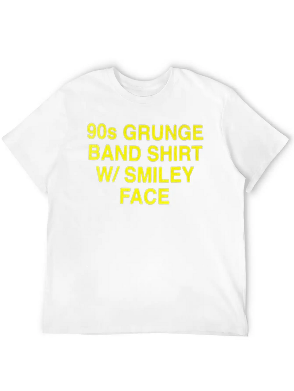 90s Grunge Band Shirt W Face Essential Cotton Tee For Daily Outfits – Unisex Style