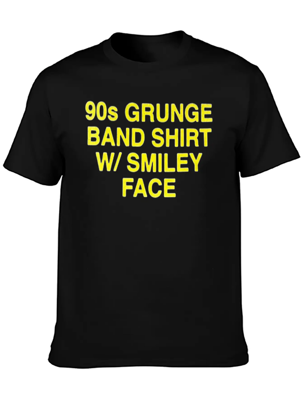 90s Grunge Band Shirt W Face Essential Cotton Tee For Daily Outfits – Unisex Style