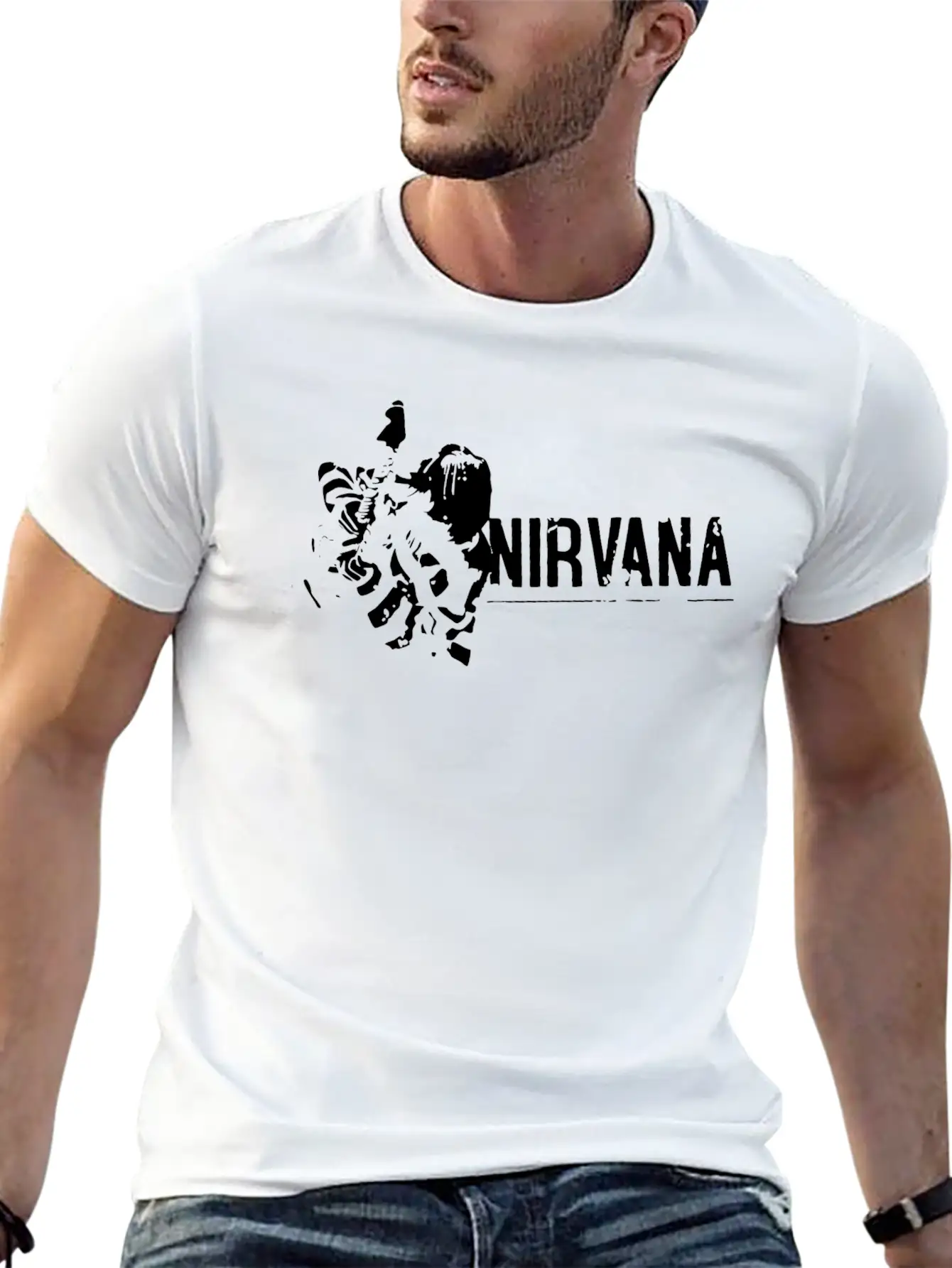 90s Guitar Alternative Unisex Casual T-Shirt – Clean Design For Daily Comfort