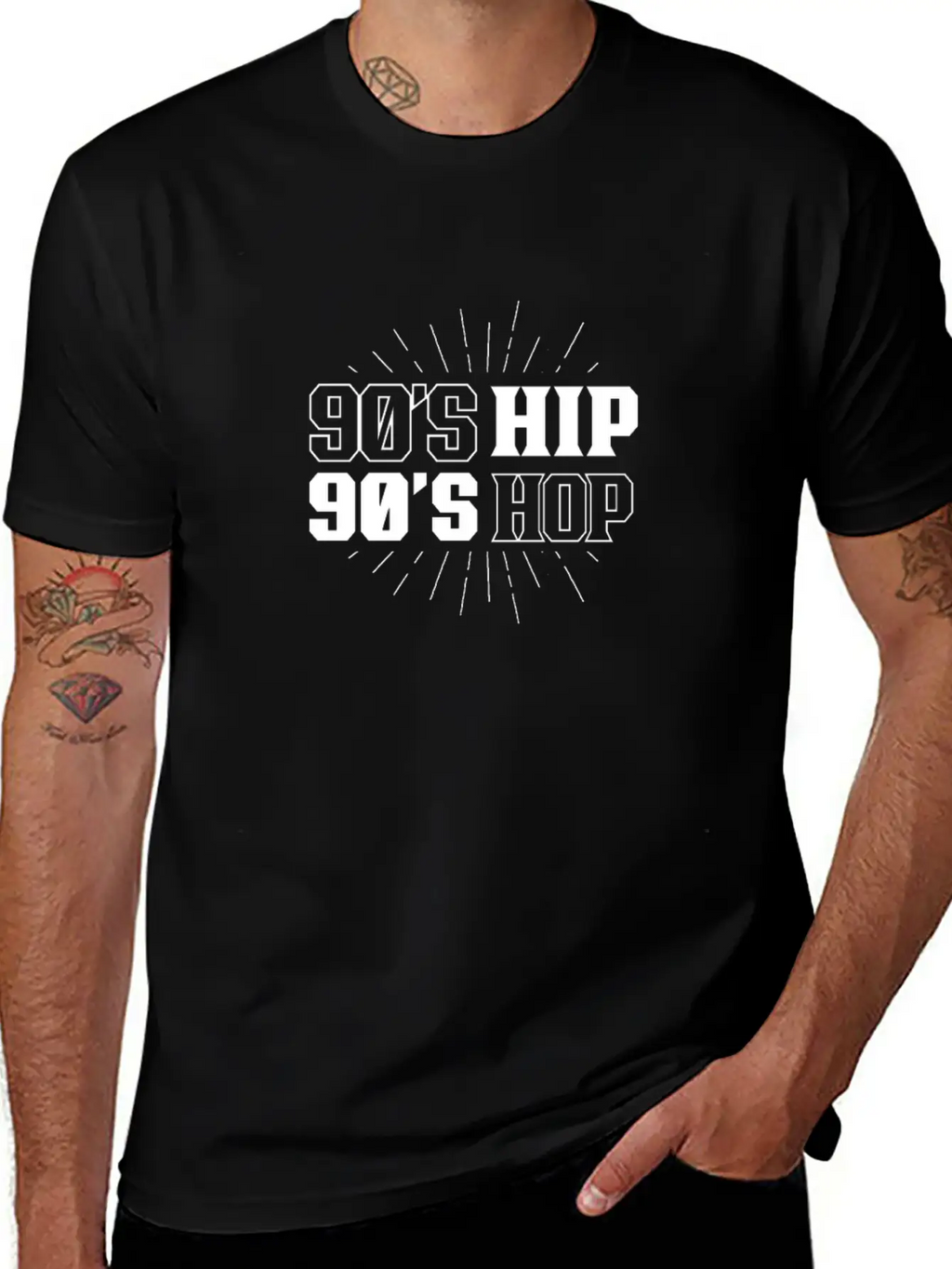 90's Hip 90's Hop Funny Hip Hop Lover 90s Music Unisex Casual T-Shirt – Clean Design For Daily Comfort