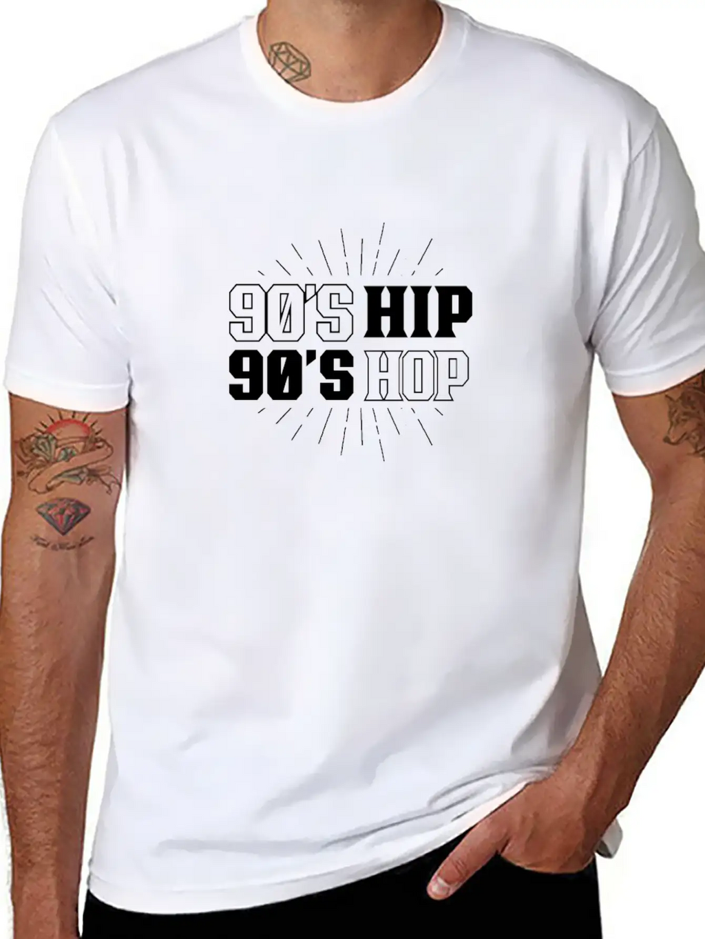90's Hip 90's Hop Funny Hip Hop Lover 90s Music Unisex Casual T-Shirt – Clean Design For Daily Comfort