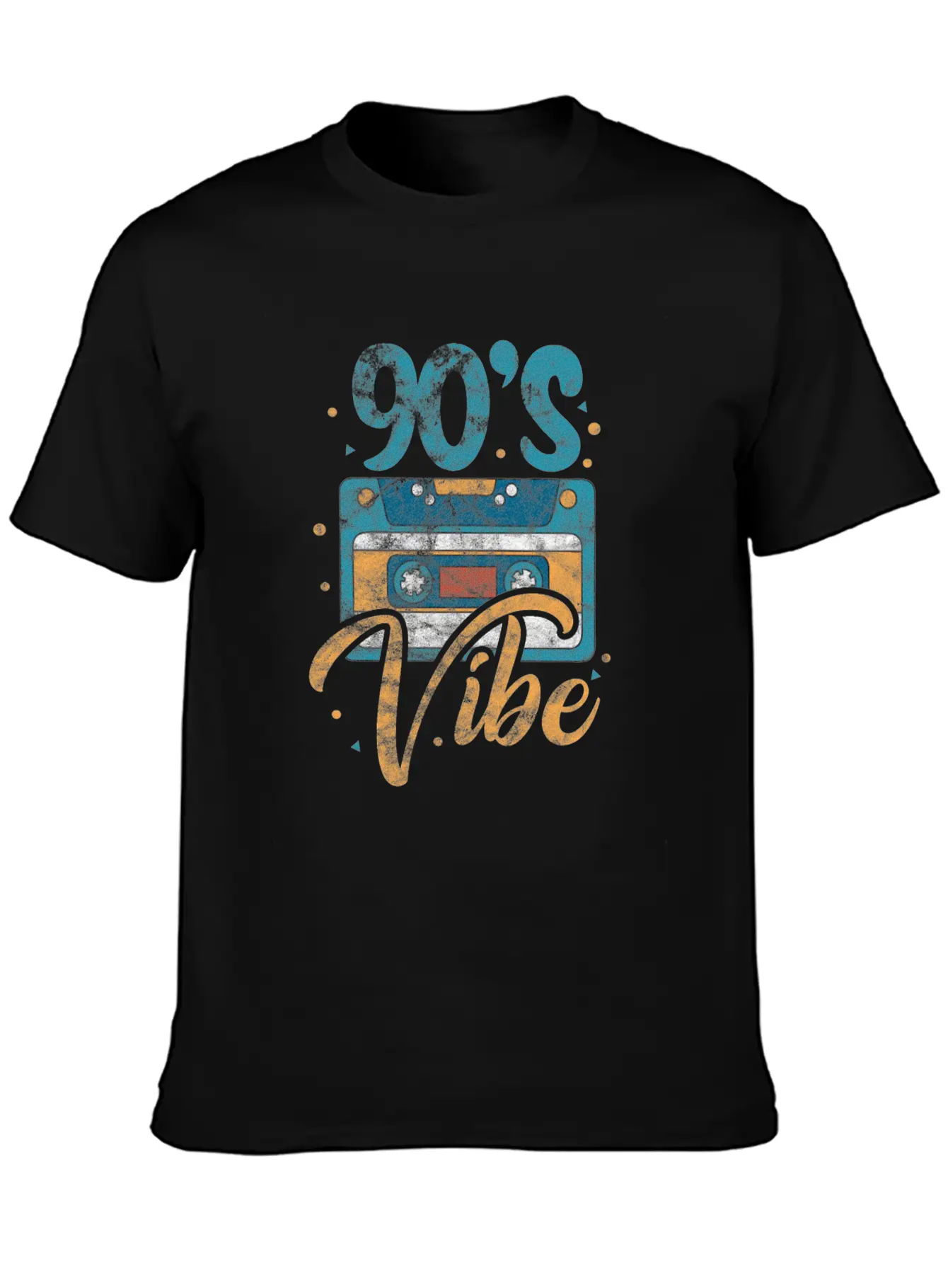 90's Vibe Cassette Tape Casual Graphic T-Shirt – Simple And Comfortable Daily Wear