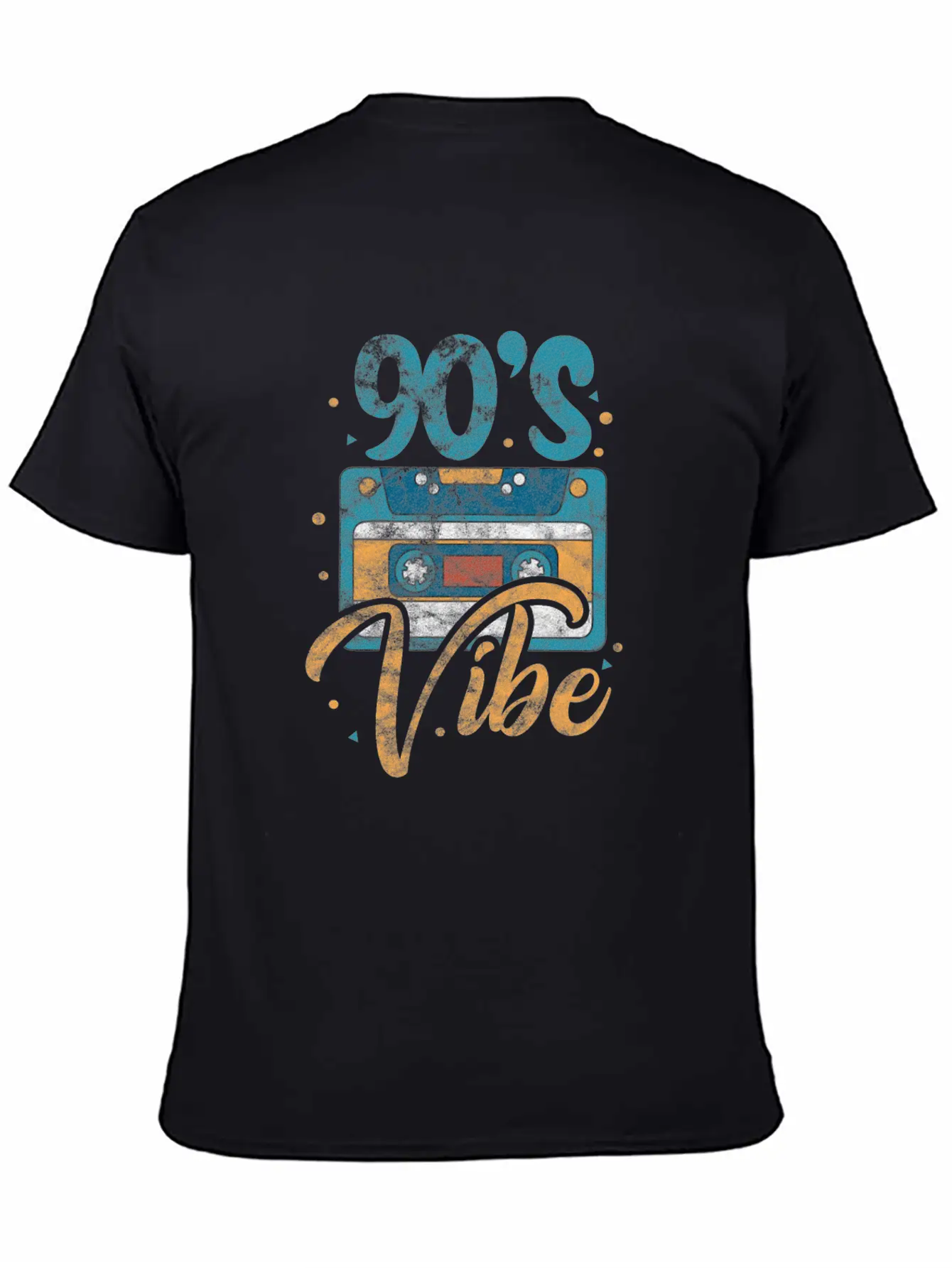 90's Vibe Cassette Tape Casual Graphic T-Shirt – Simple And Comfortable Daily Wear