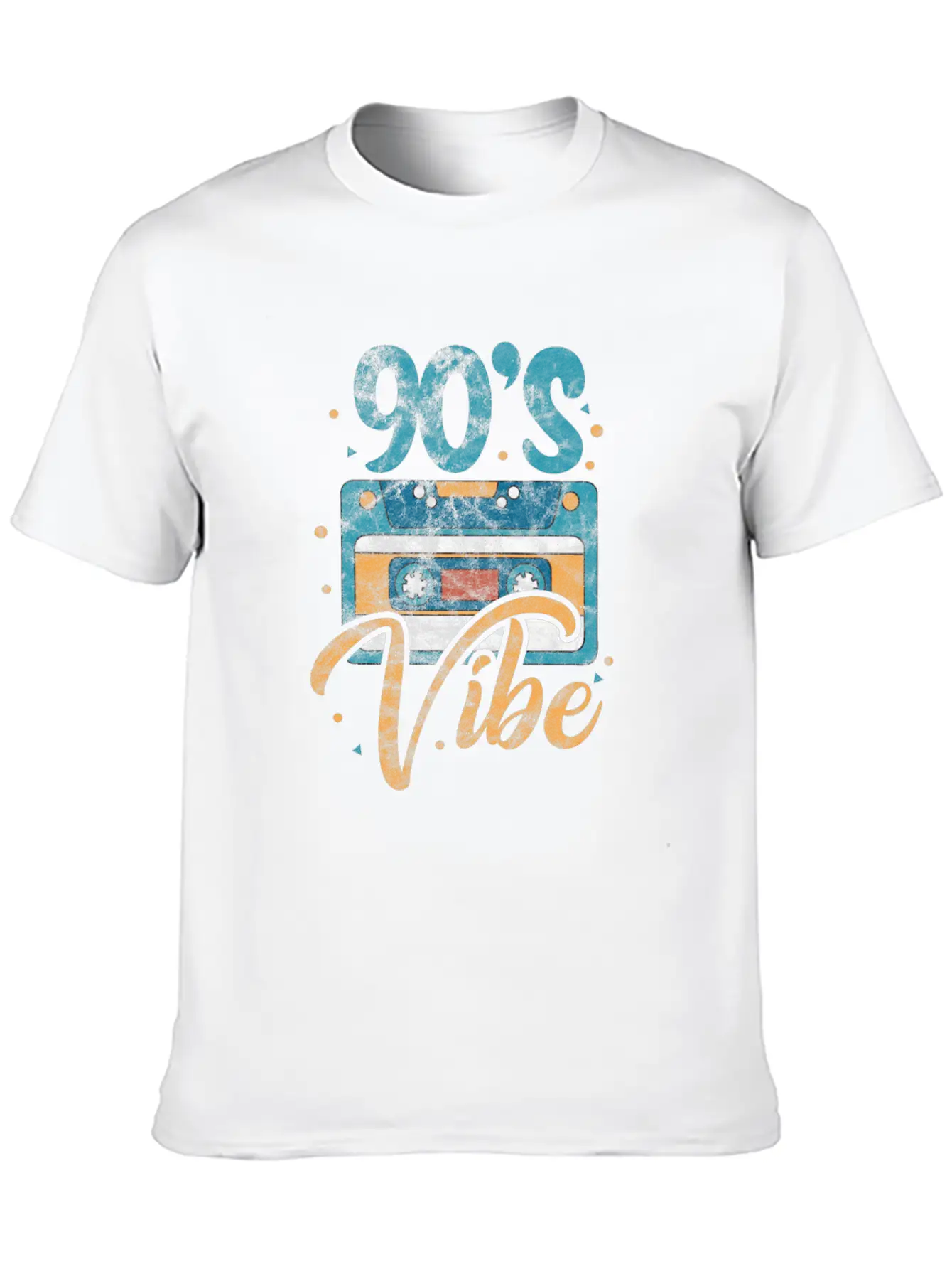 90's Vibe Cassette Tape Casual Graphic T-Shirt – Simple And Comfortable Daily Wear
