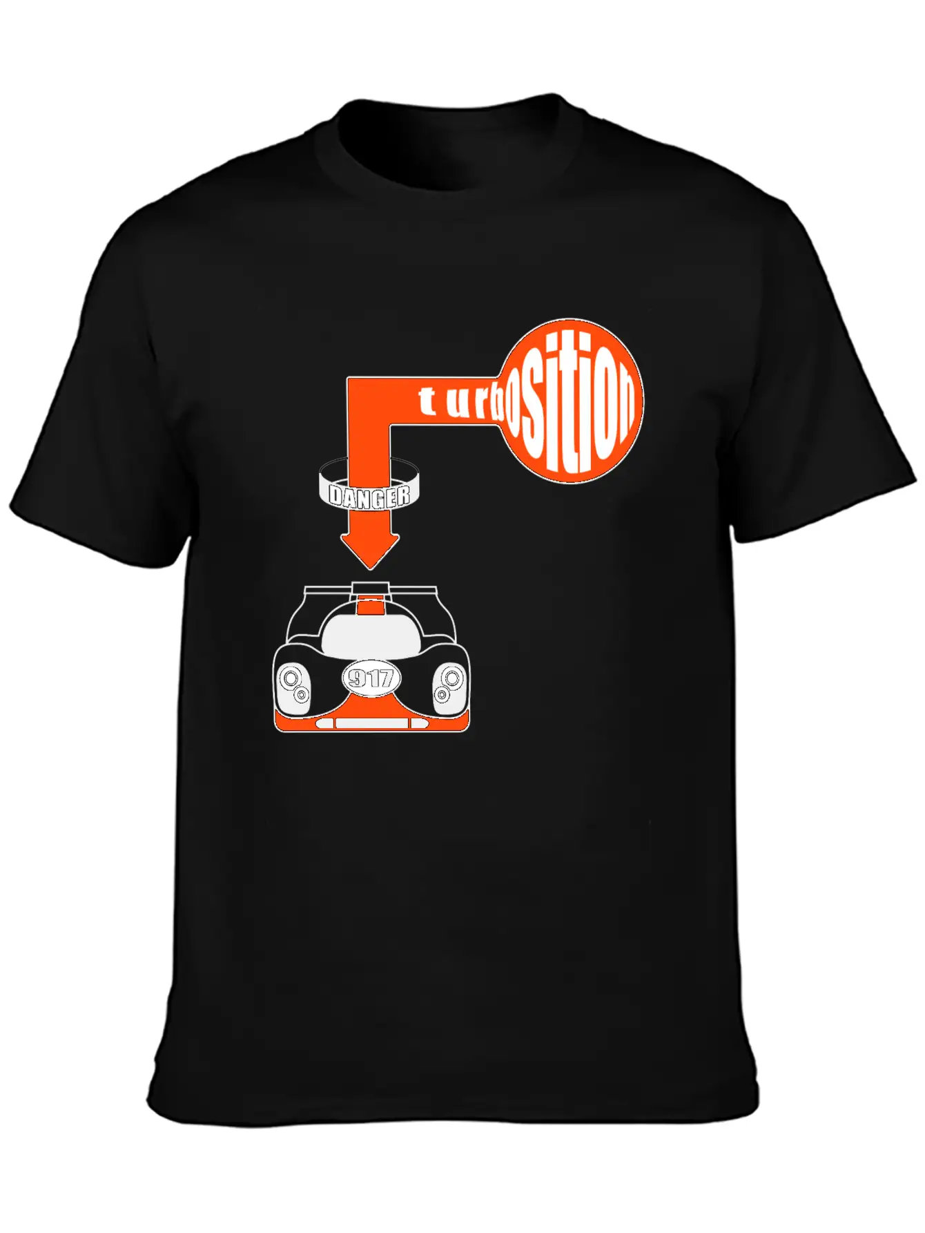 917 Turbosition - Danger Breathable Soft Cotton T-Shirt – Timeless Casual Look