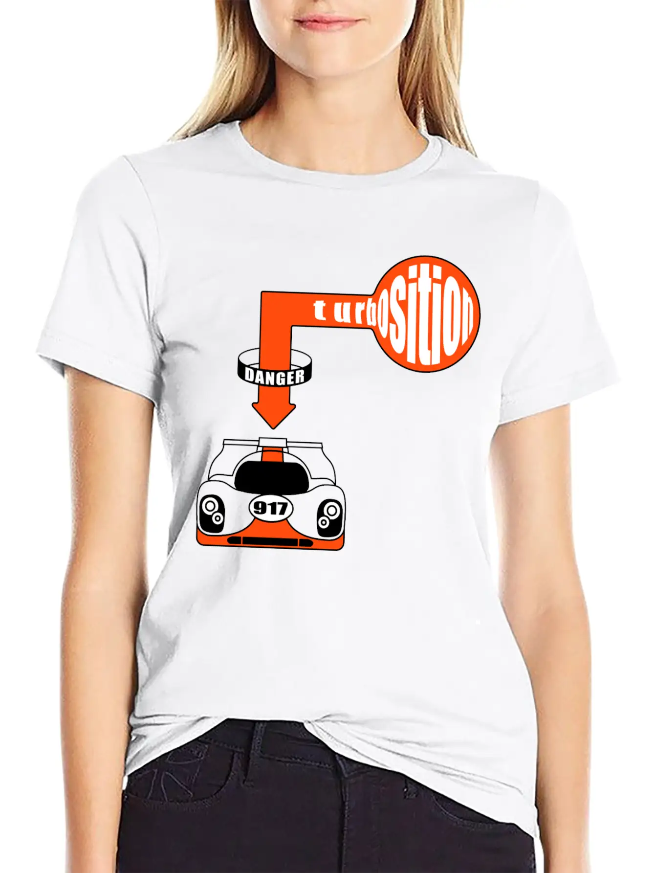 917 Turbosition - Danger Breathable Soft Cotton T-Shirt – Timeless Casual Look