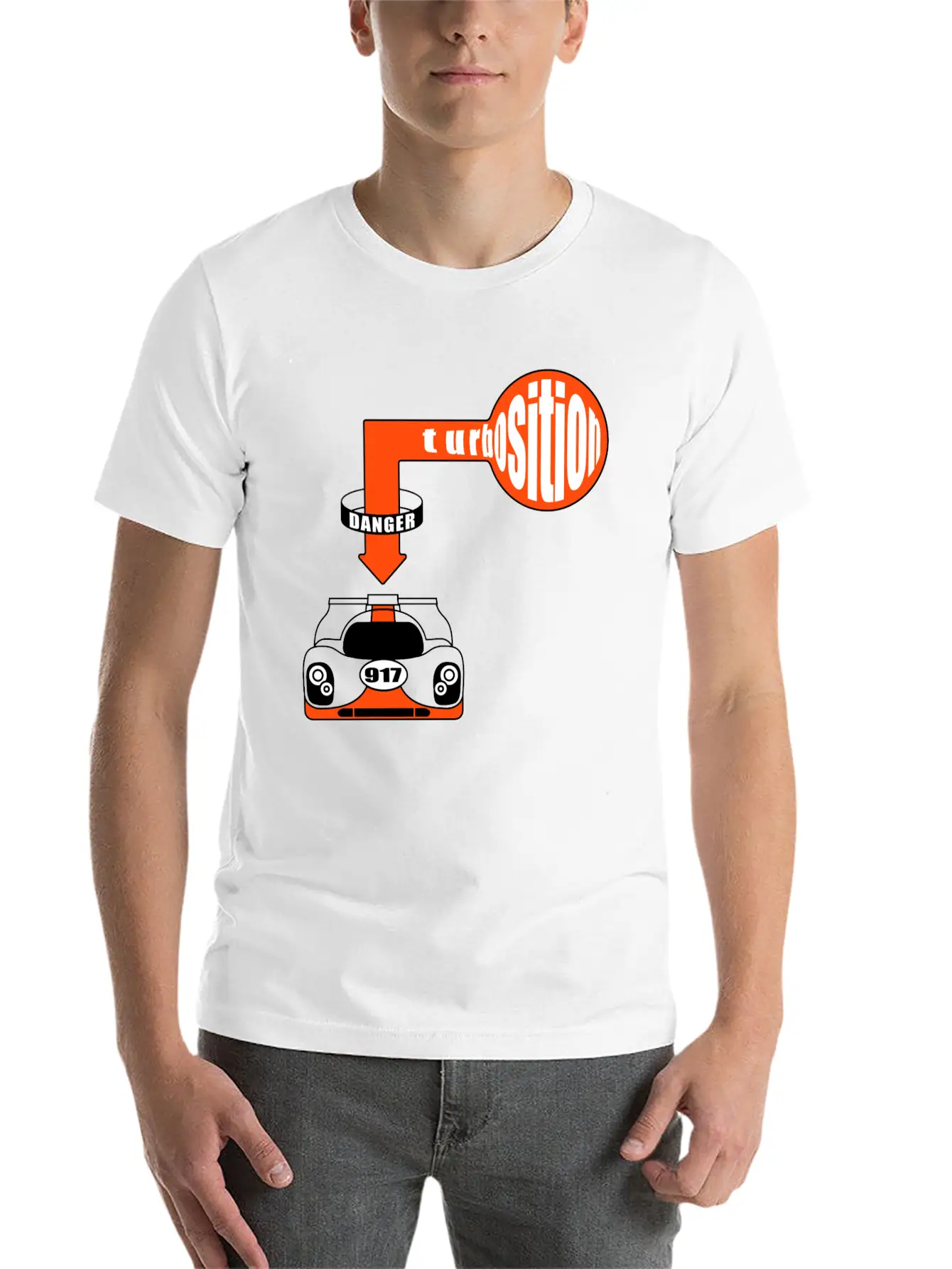 917 Turbosition - Danger Breathable Soft Cotton T-Shirt – Timeless Casual Look