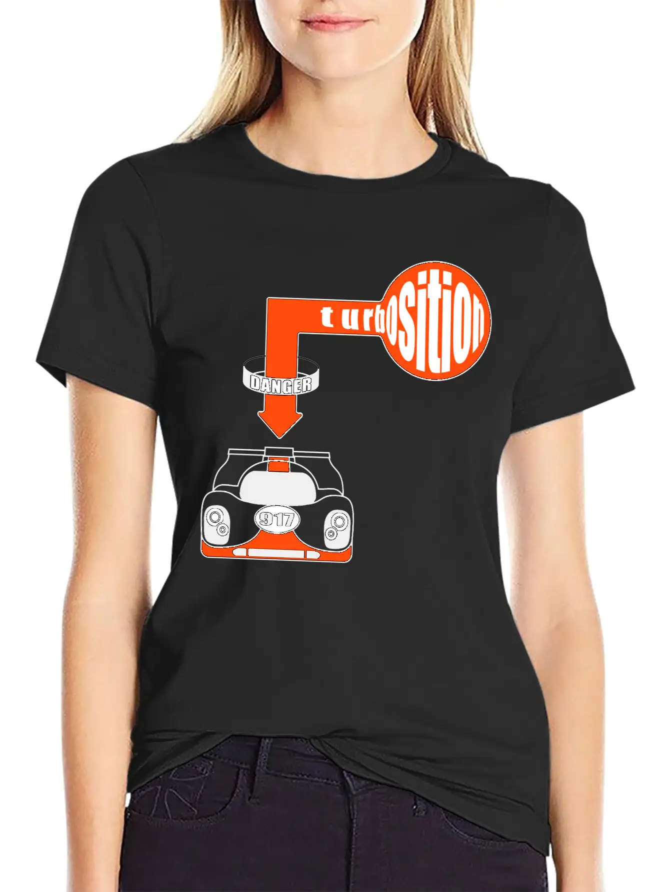 917 Turbosition - Danger Breathable Soft Cotton T-Shirt – Timeless Casual Look